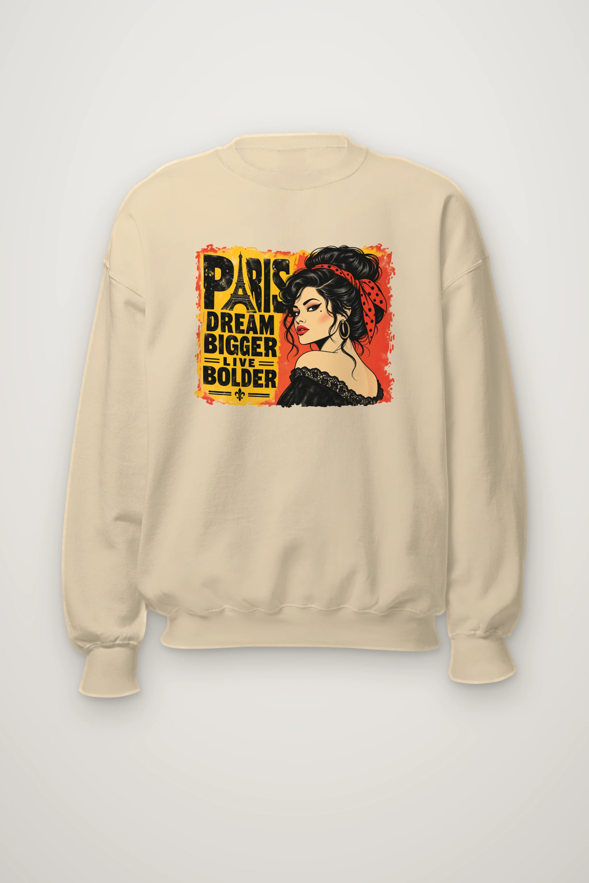 "Dream Bigger Paris" Heavy Blend Unisex Crewneck Sweatshirt