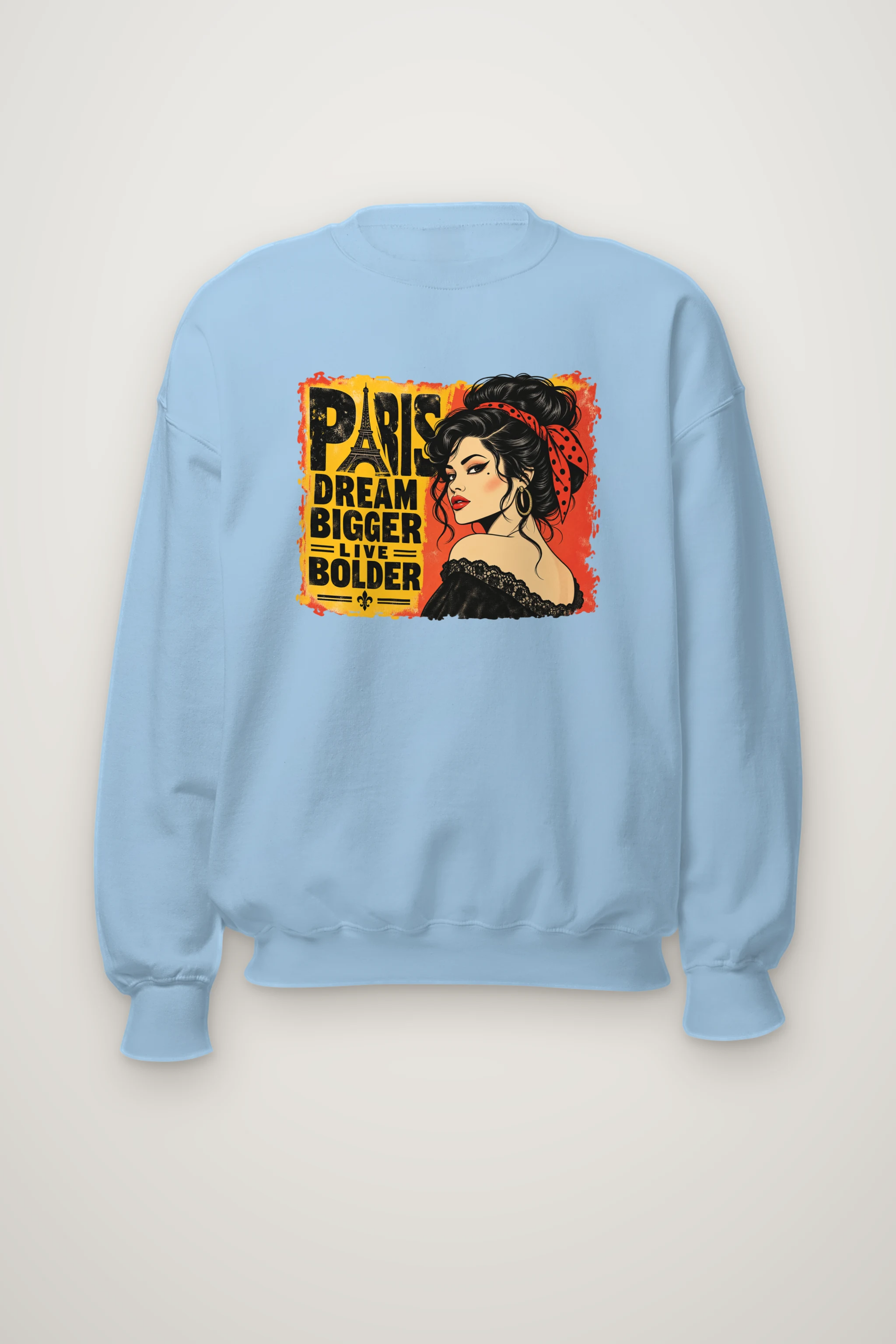 "Dream Bigger Paris" Heavy Blend Unisex Crewneck Sweatshirt