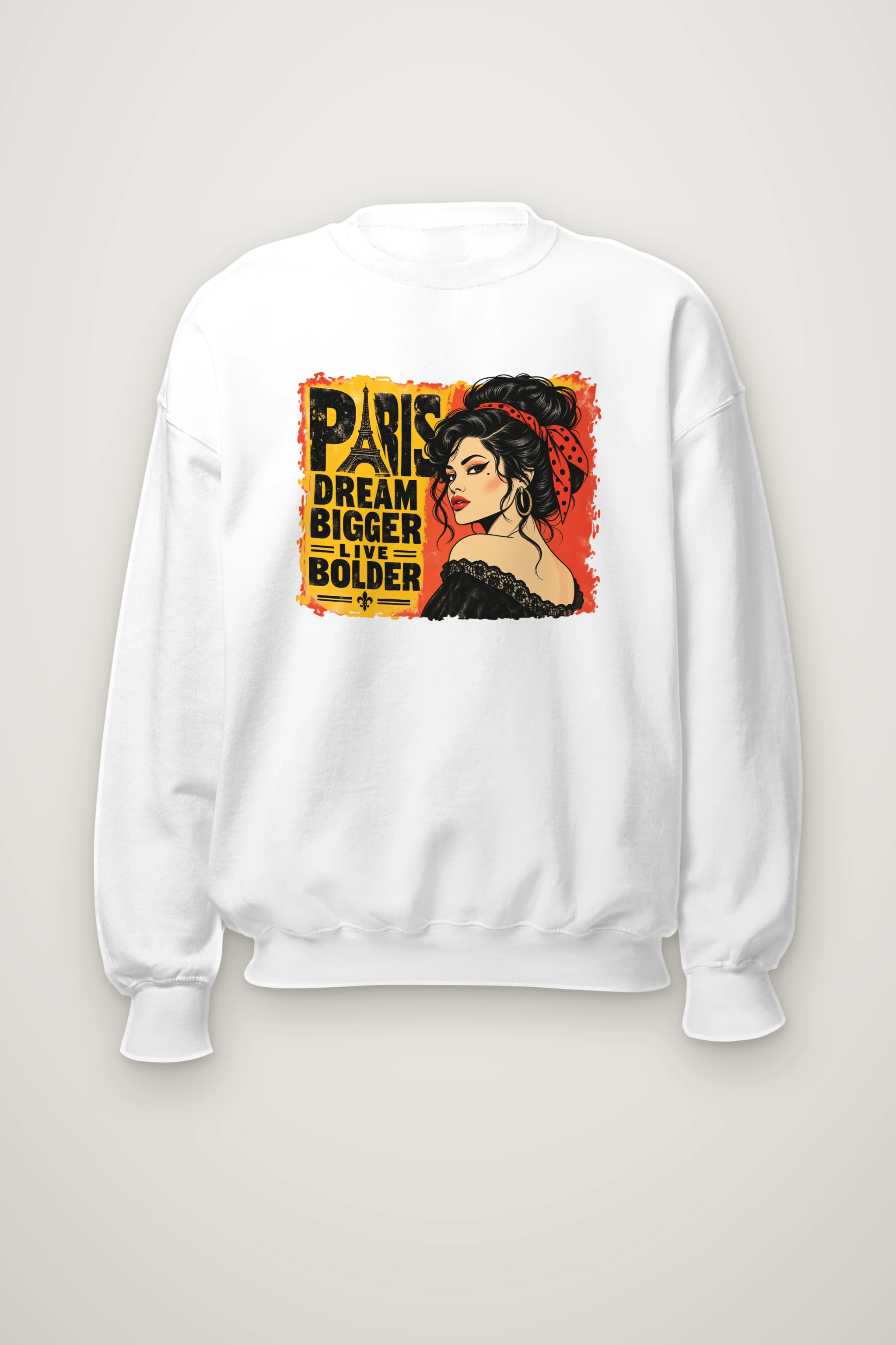 "Dream Bigger Paris" Heavy Blend Unisex Crewneck Sweatshirt