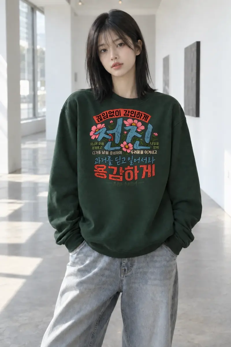 "Dream Forward" Heavy Blend Unisex Crewneck Sweatshirt | Gildan 18000