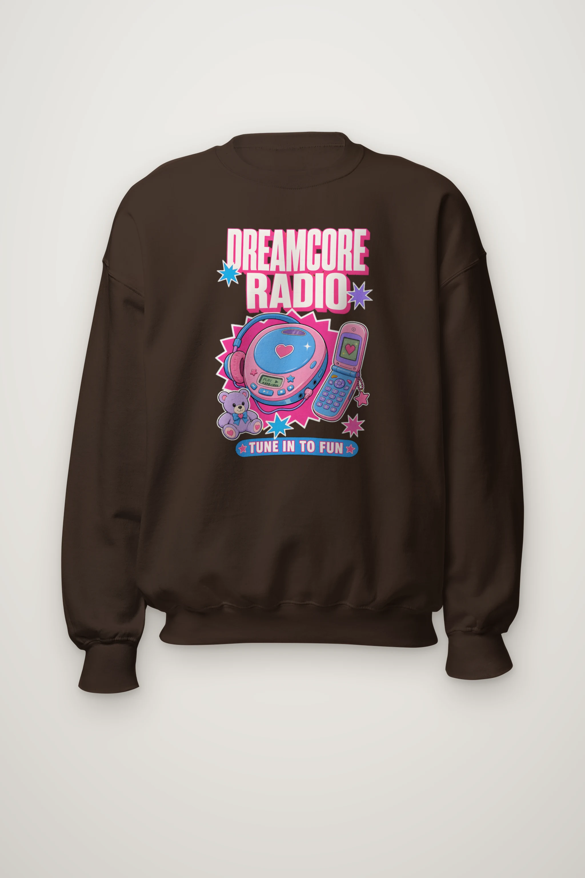 "Dreamcore Radio" Heavy Blend Unisex Crewneck Sweatshirt