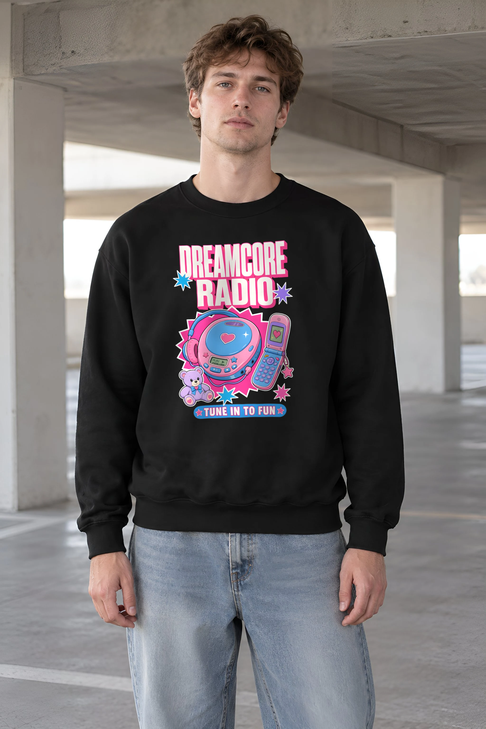 "Dreamcore Radio" 1 Crewneck Sweatshirt