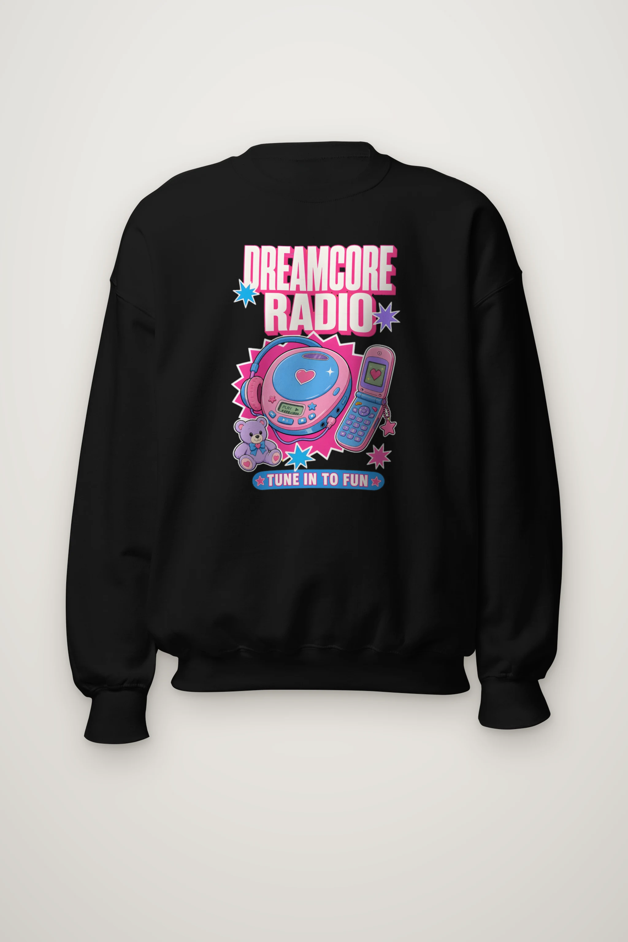 "Dreamcore Radio" Heavy Blend Unisex Crewneck Sweatshirt