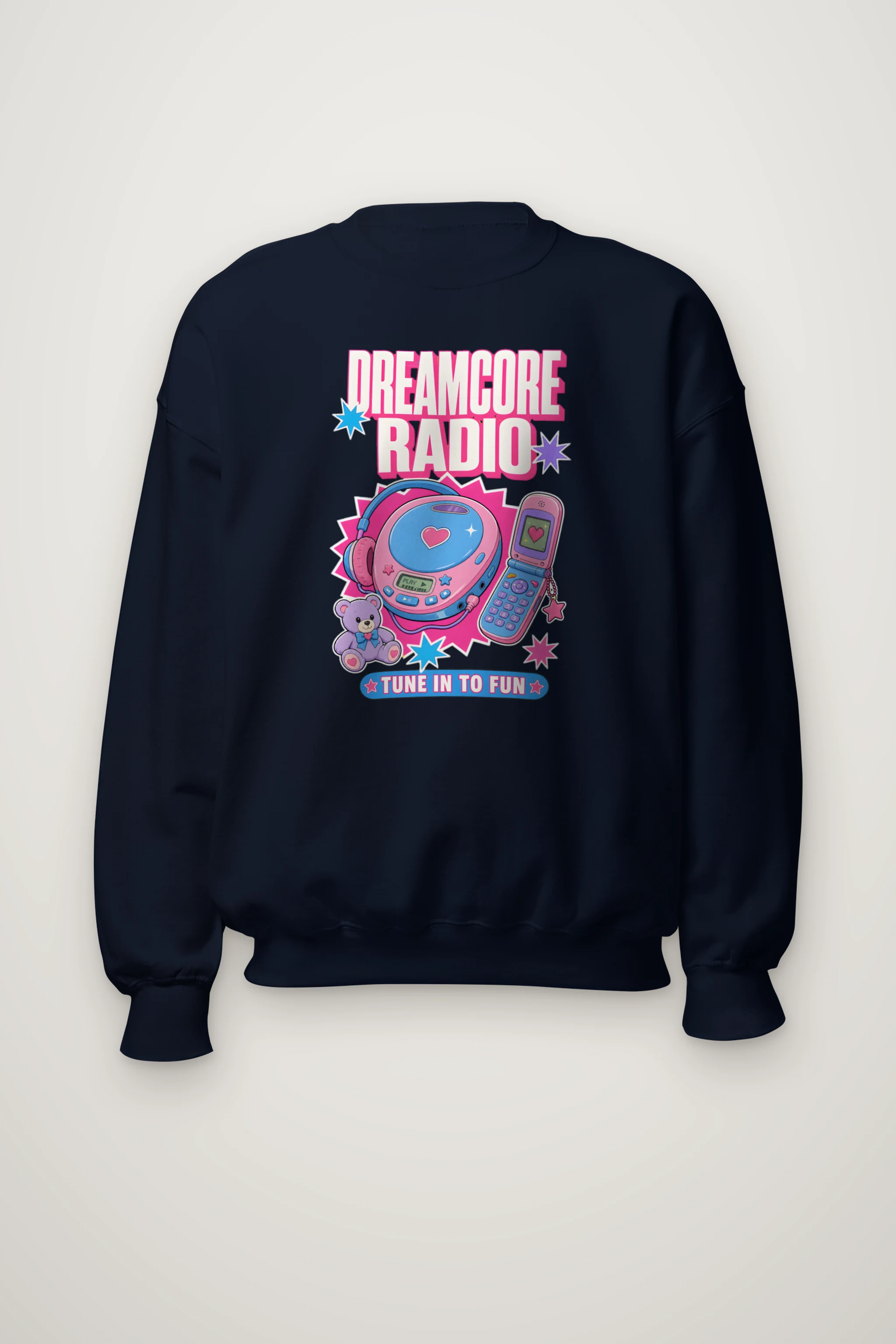 "Dreamcore Radio" Heavy Blend Unisex Crewneck Sweatshirt