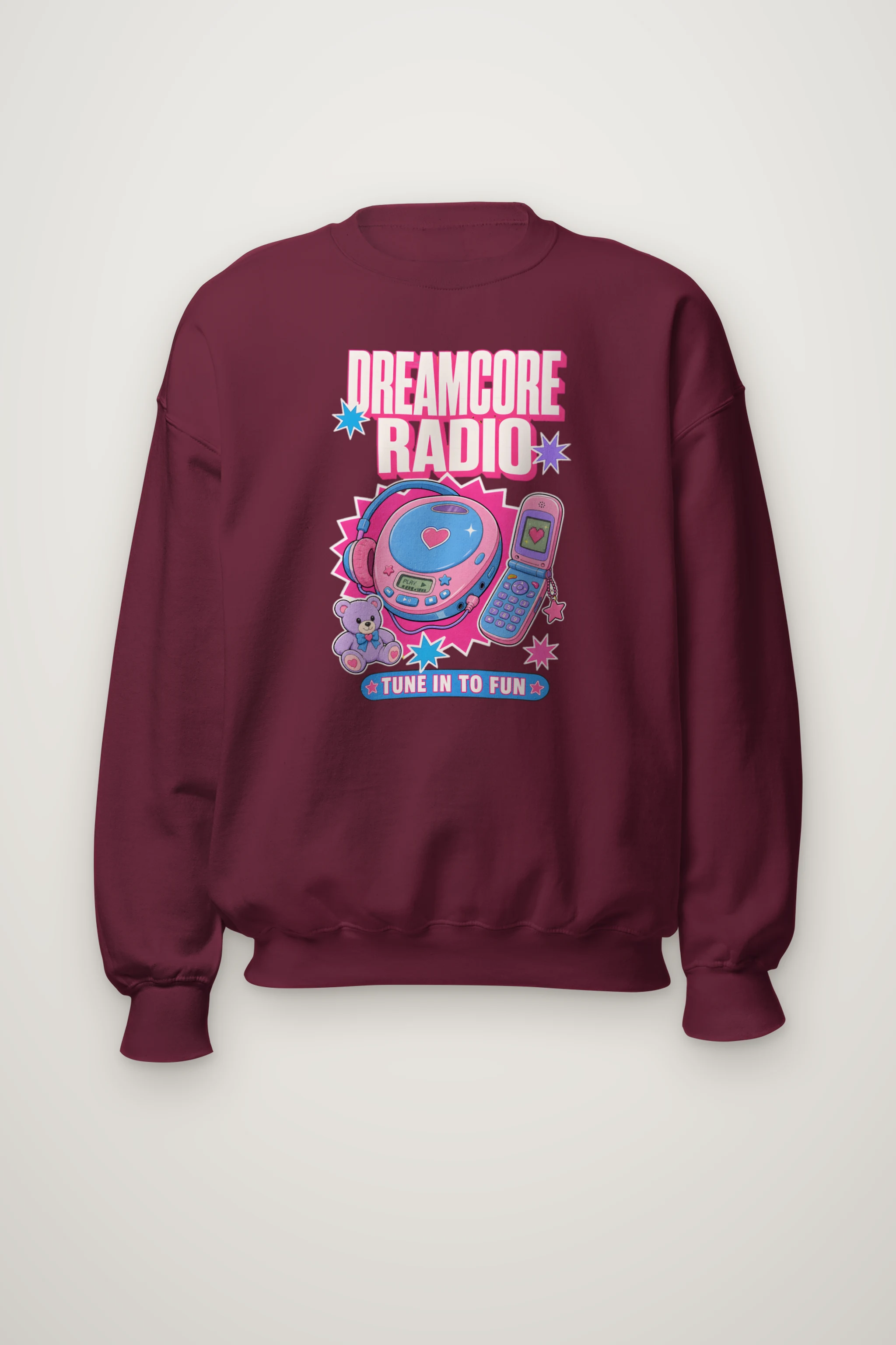 "Dreamcore Radio" Heavy Blend Unisex Crewneck Sweatshirt