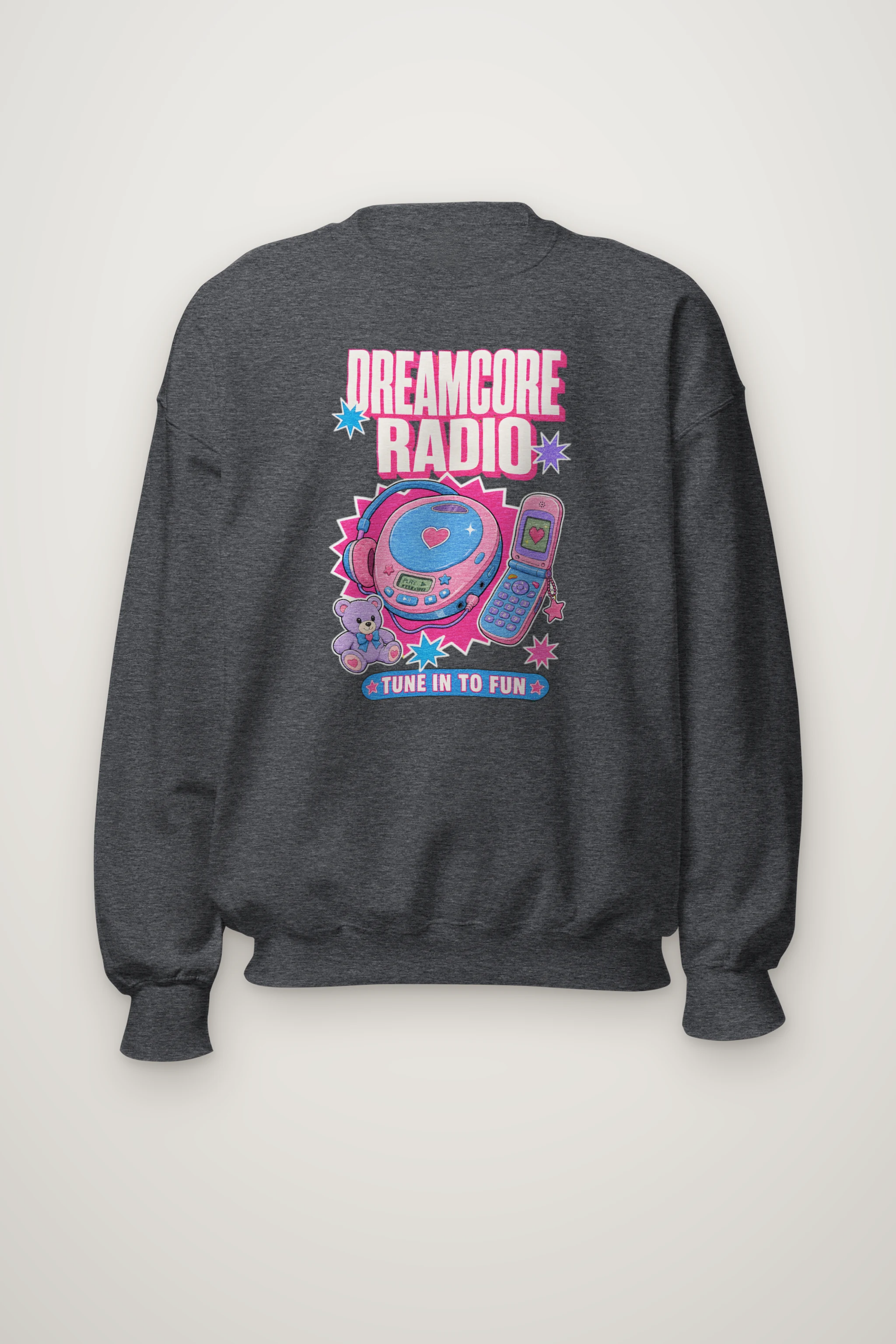 "Dreamcore Radio" Heavy Blend Unisex Crewneck Sweatshirt