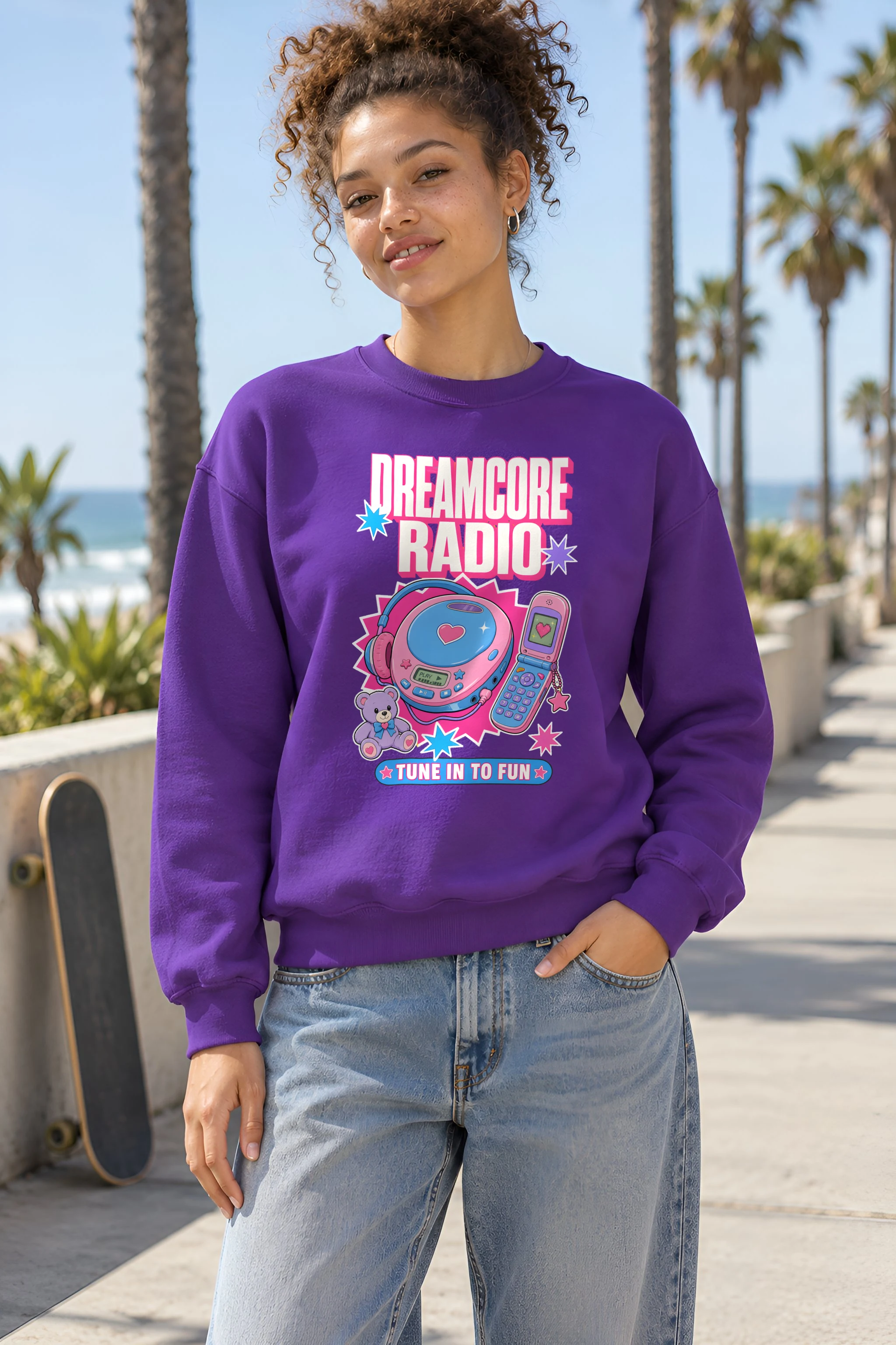 "Dreamcore Radio" 1 Crewneck Sweatshirt