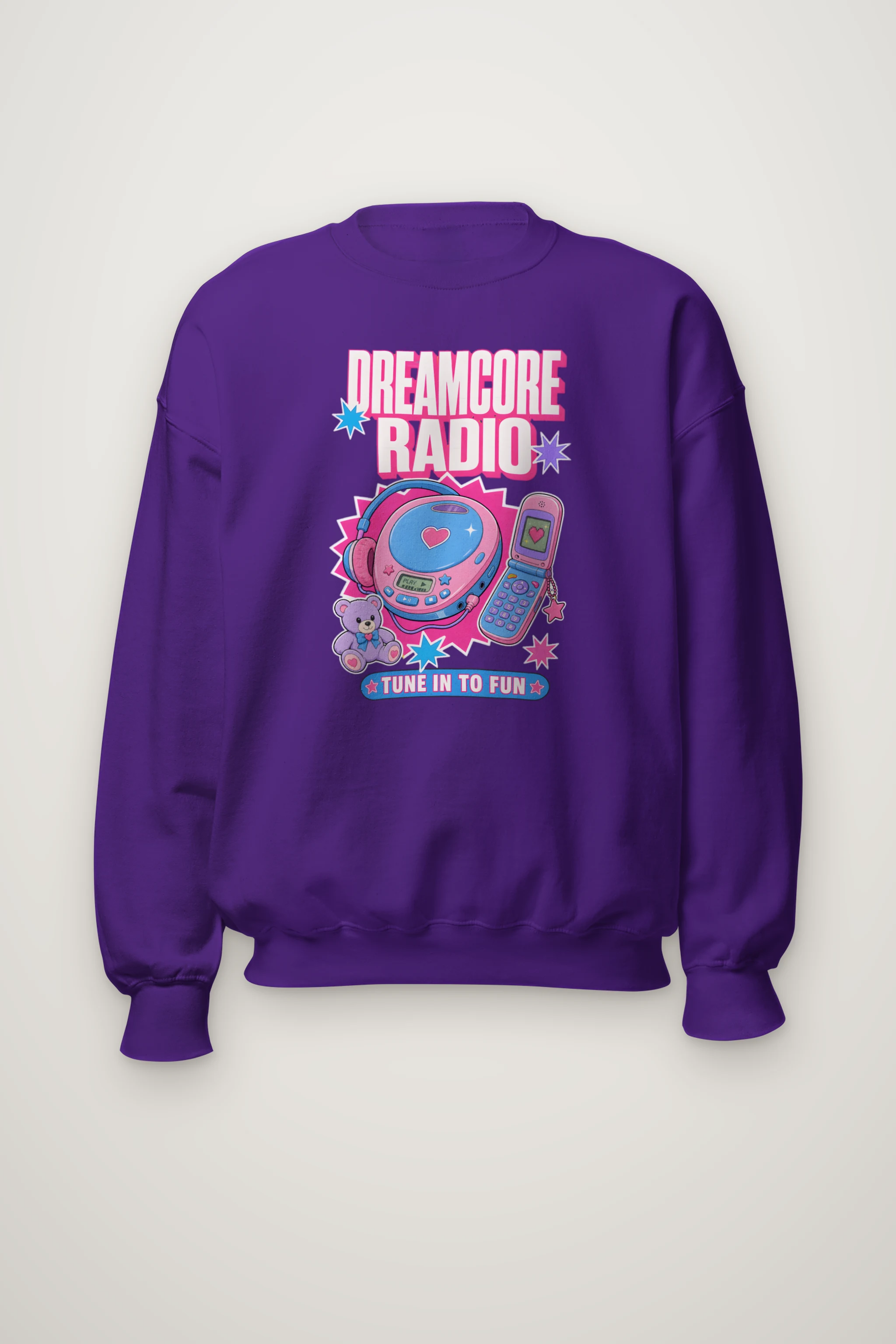 "Dreamcore Radio" Heavy Blend Unisex Crewneck Sweatshirt