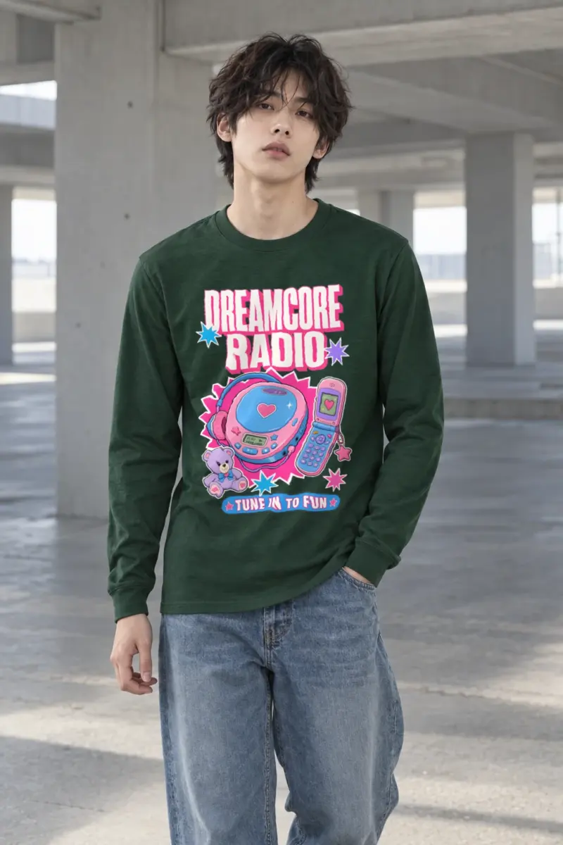 "Dreamcore Radio" Unisex Longsleeve T-shirt