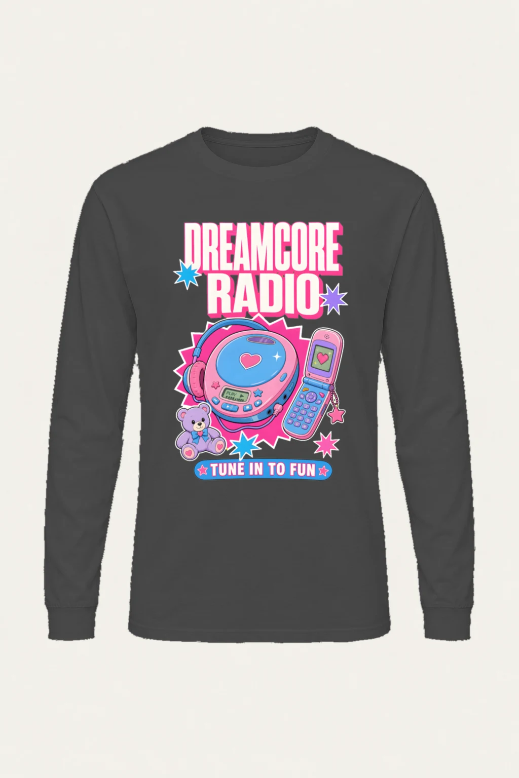 "Dreamcore Radio" Unisex Longsleeve T-shirt | Gildan 2400