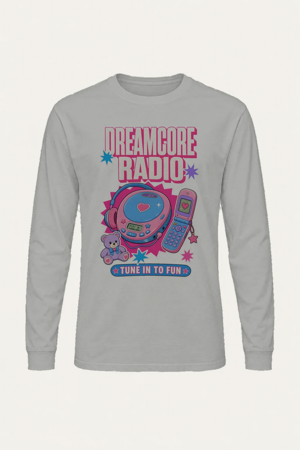"Dreamcore Radio" Unisex Longsleeve T-shirt | Gildan 2400