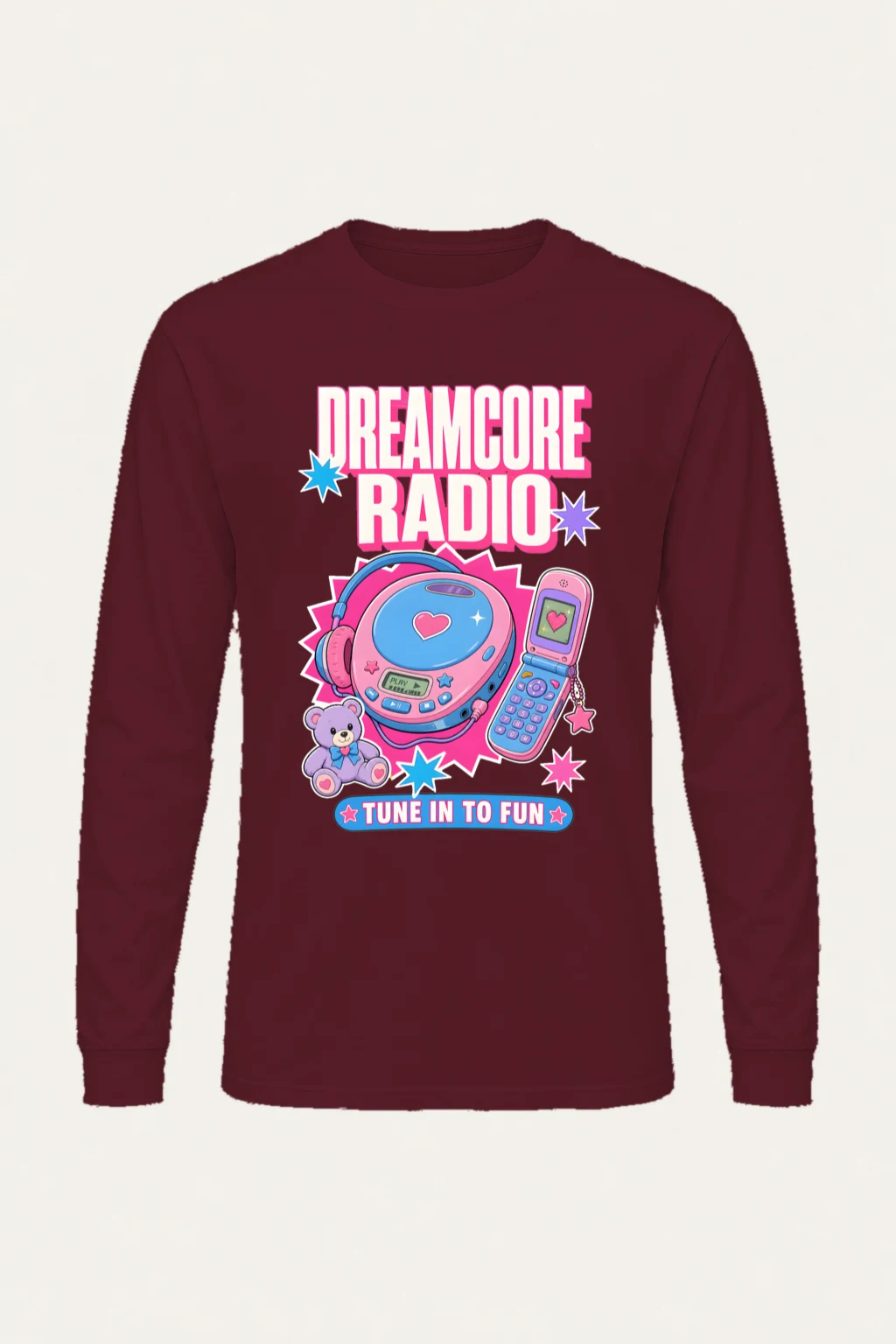 "Dreamcore Radio" Unisex Longsleeve T-shirt | Gildan 2400