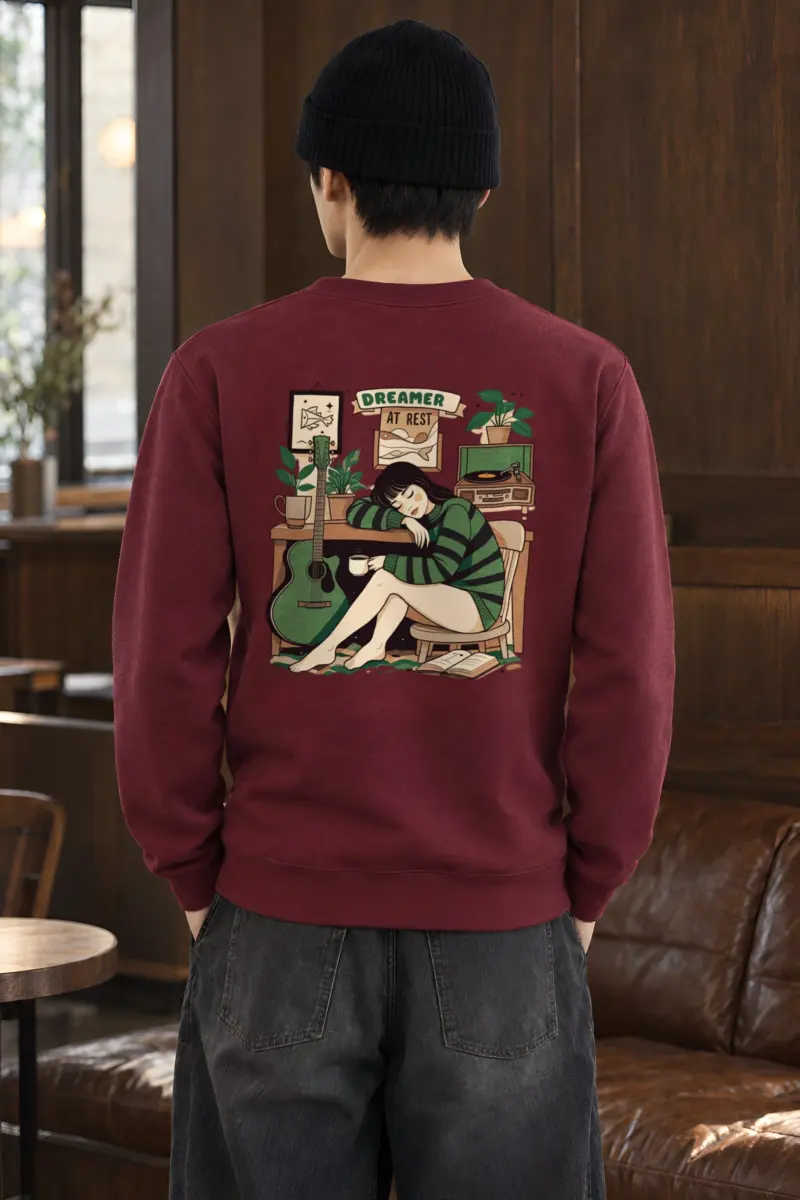 "Dreamer At Rest" Heavy Blend Unisex Crewneck Sweatshirt