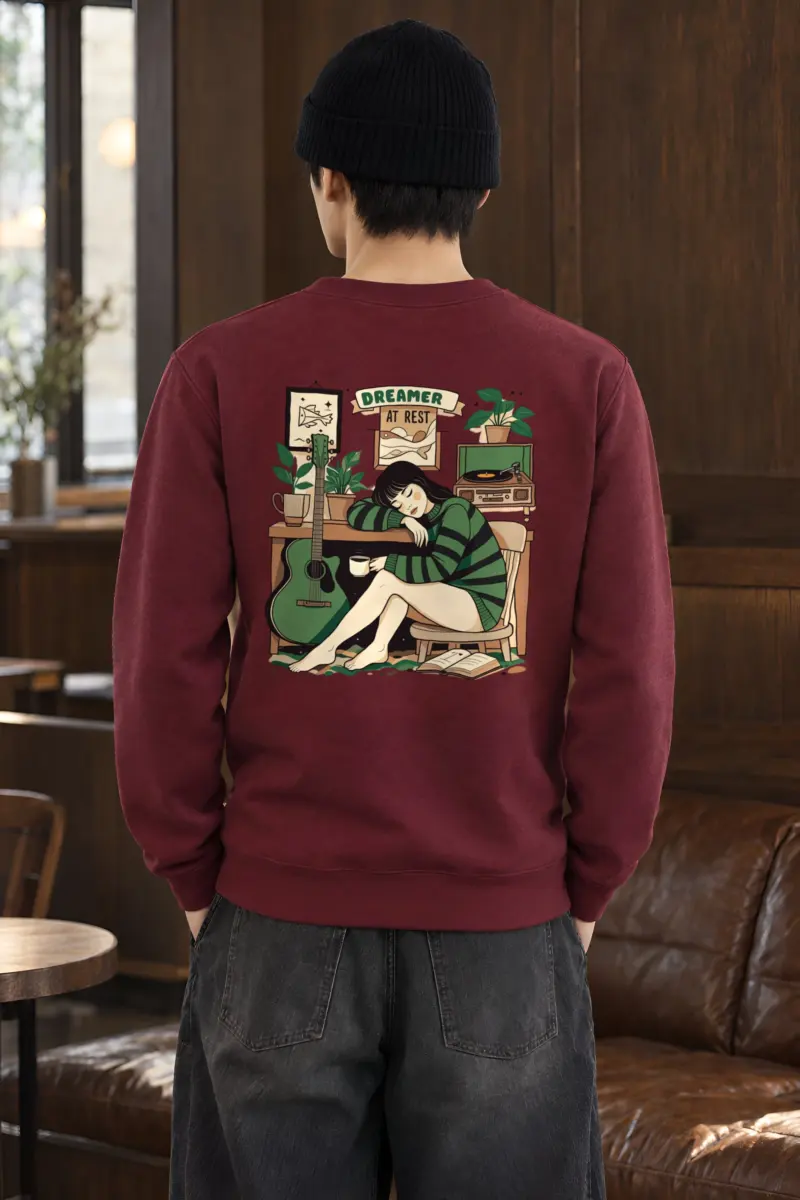 "Dreamer At Rest" Heavy Blend Unisex Crewneck Sweatshirt