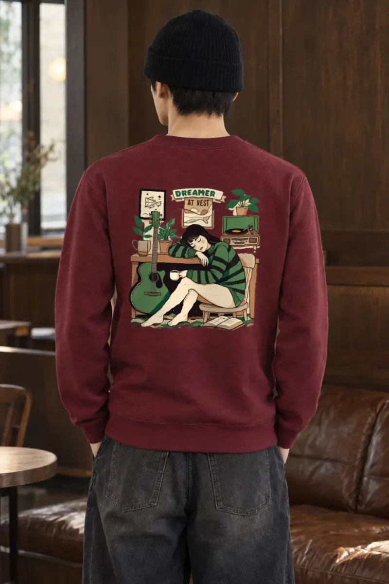 "Dreamer At Rest" Heavy Blend Unisex Crewneck Sweatshirt