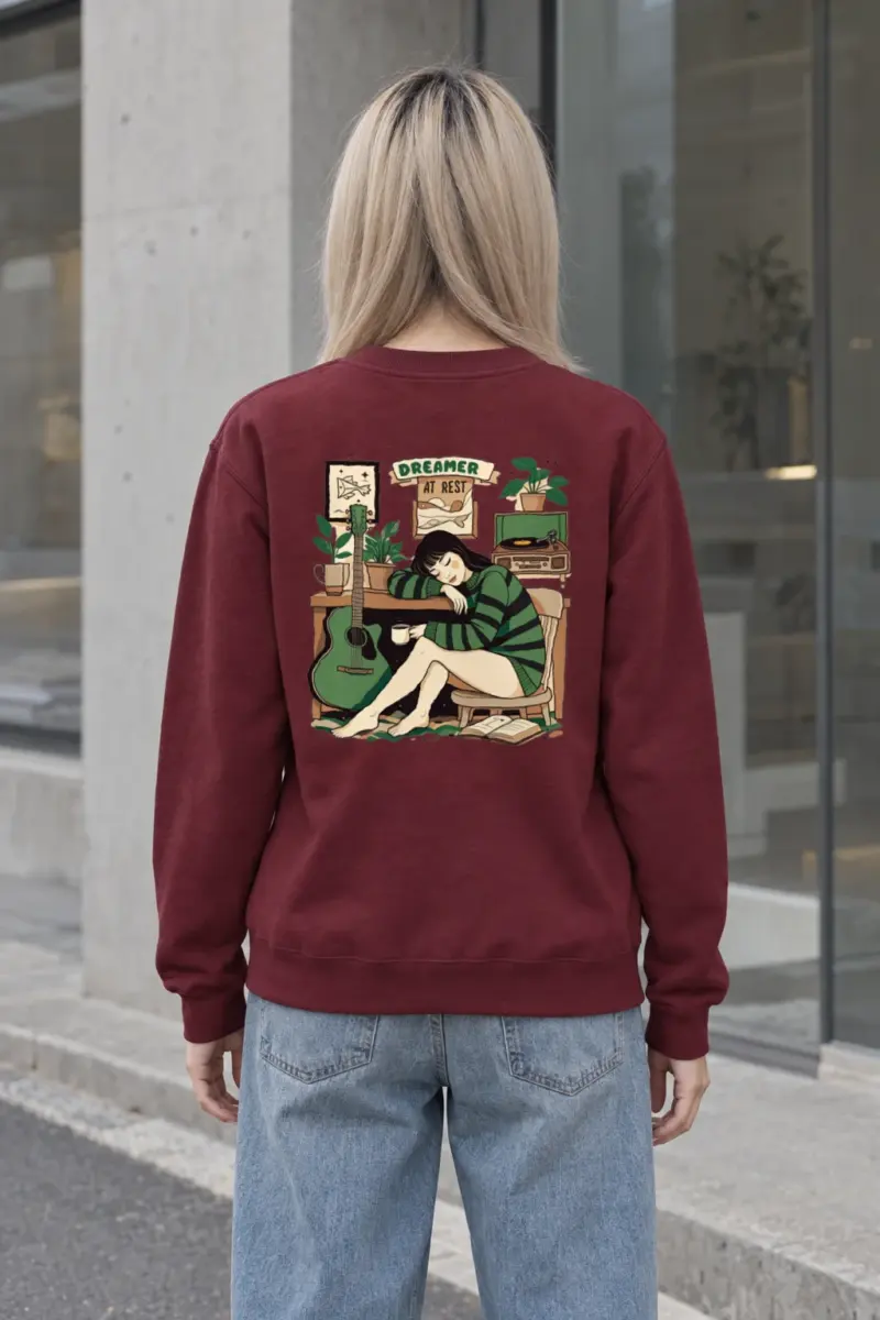 "Dreamer At Rest" Heavy Blend Unisex Crewneck Sweatshirt