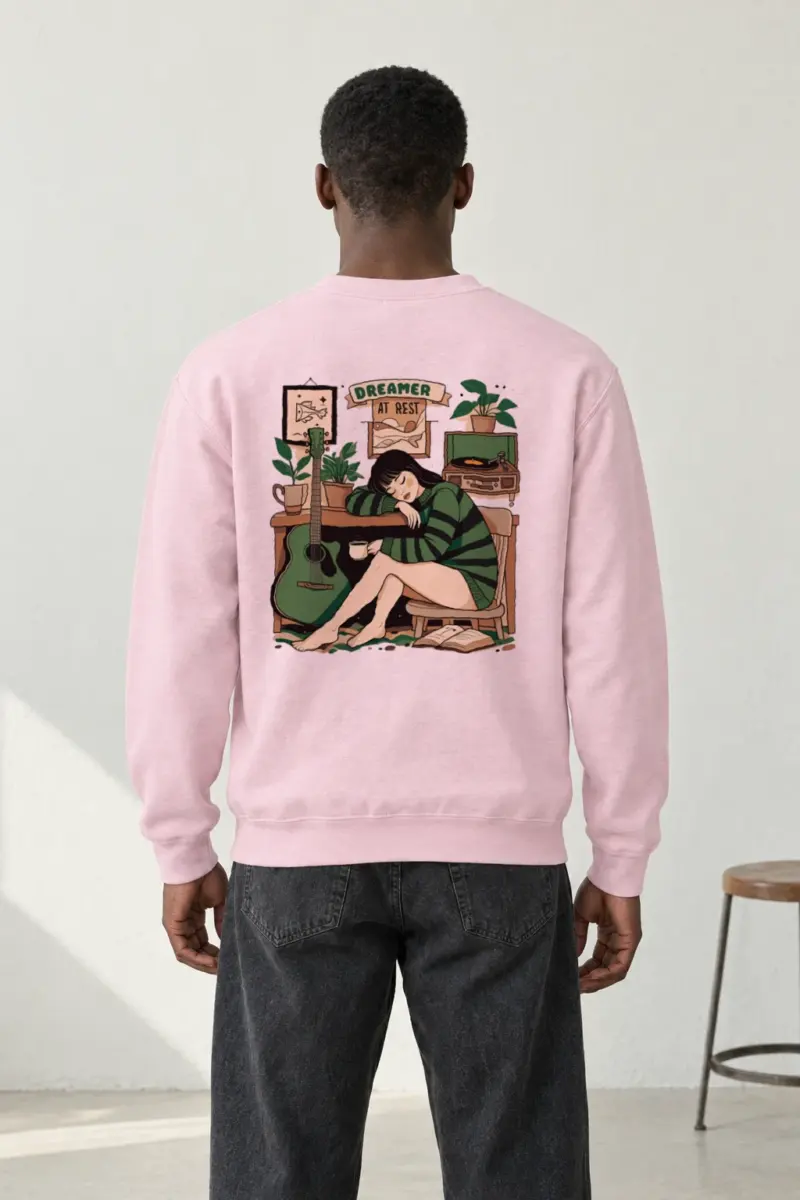"Dreamer At Rest" Heavy Blend Unisex Crewneck Sweatshirt | Gildan 18000