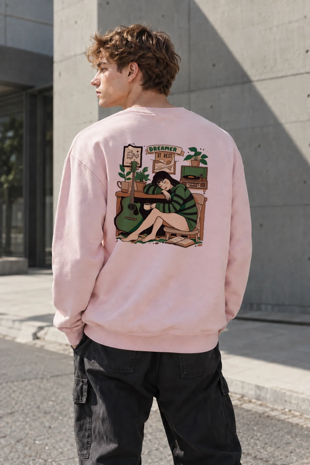 "Dreamer At Rest" Heavy Blend Unisex Crewneck Sweatshirt | Gildan 18000