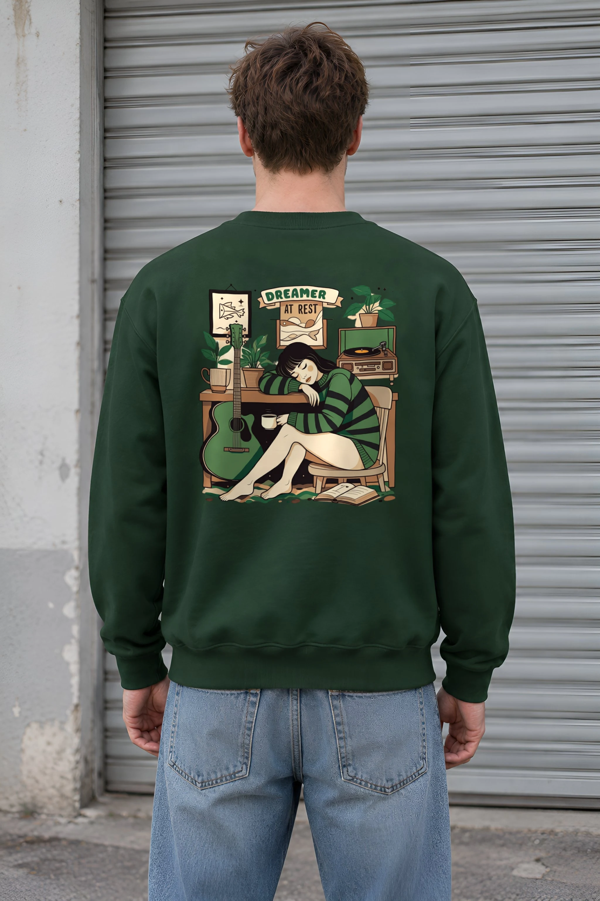 "Dreamer At Rest" 1 Crewneck Sweatshirt