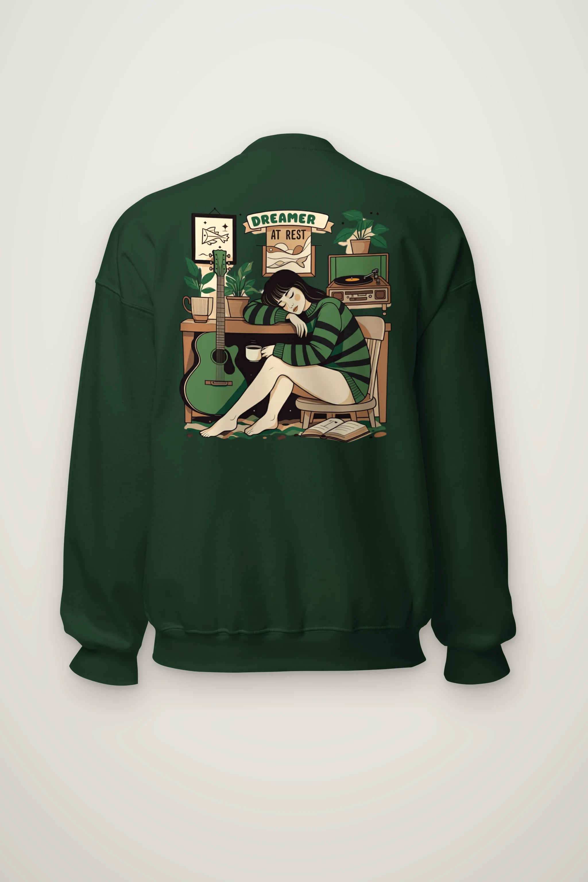 "Dreamer At Rest" Heavy Blend Unisex Crewneck Sweatshirt
