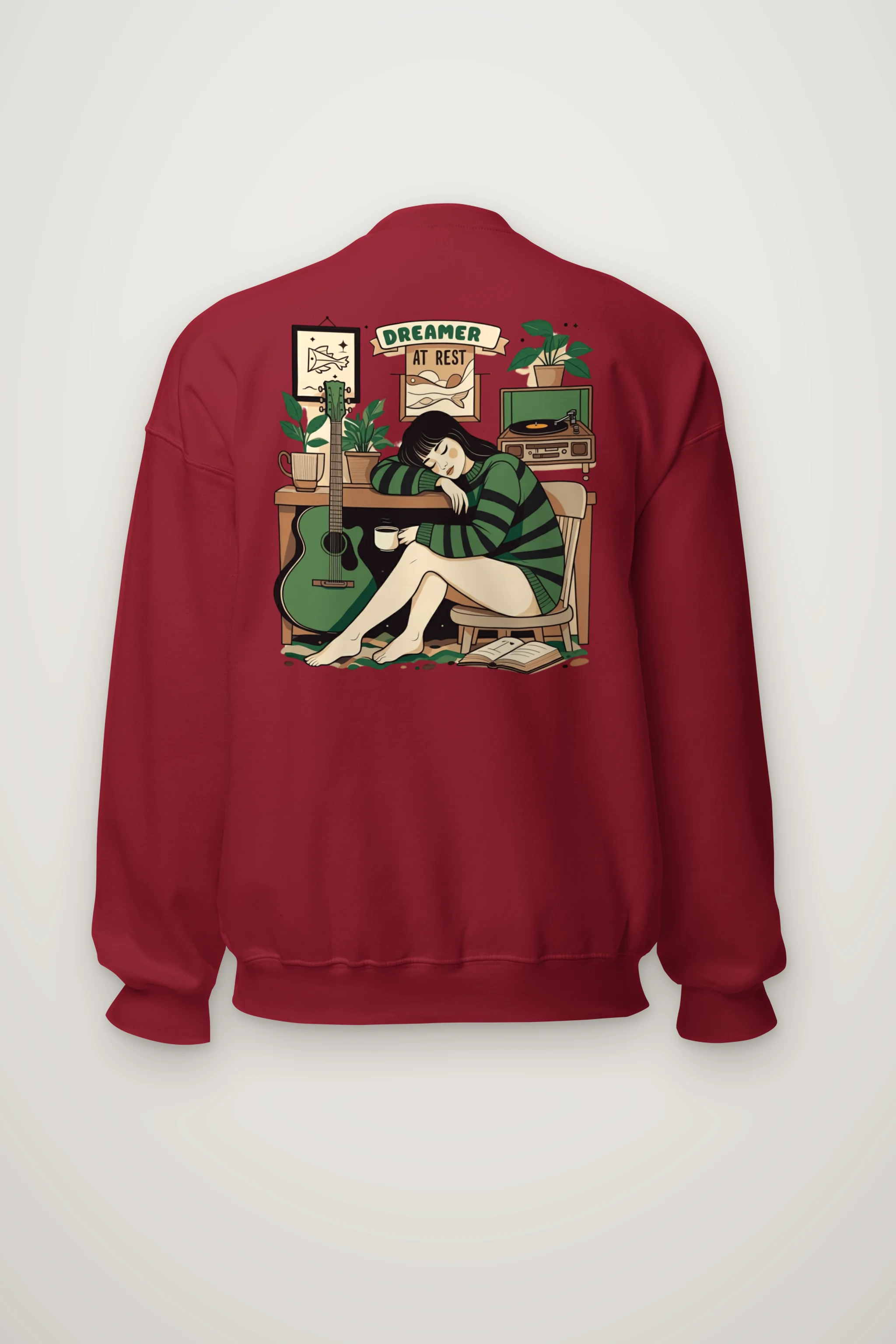 "Dreamer At Rest" Heavy Blend Unisex Crewneck Sweatshirt