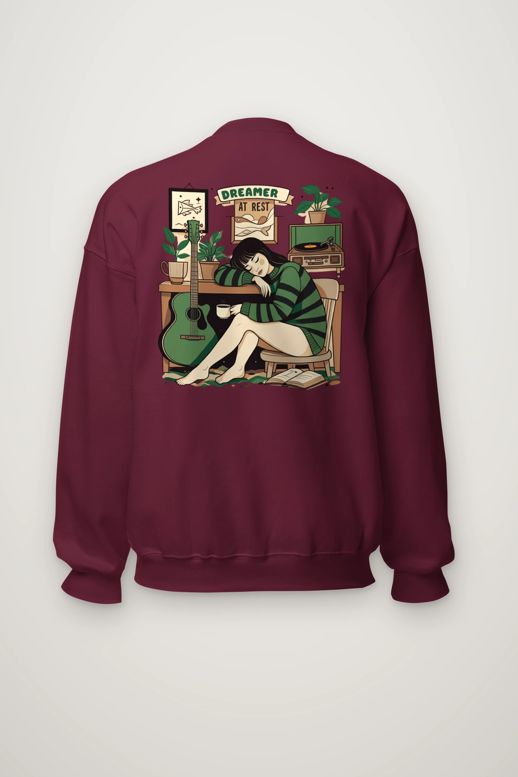 "Dreamer At Rest" Heavy Blend Unisex Crewneck Sweatshirt