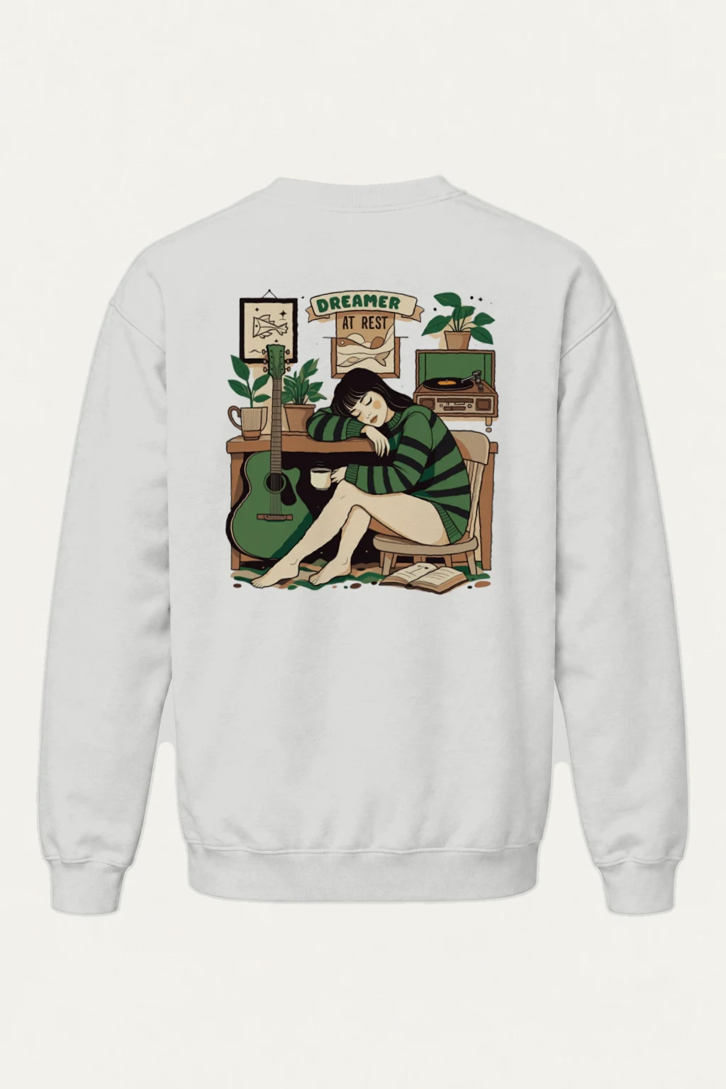 "Dreamer At Rest" Heavy Blend Unisex Crewneck Sweatshirt | Gildan 18000
