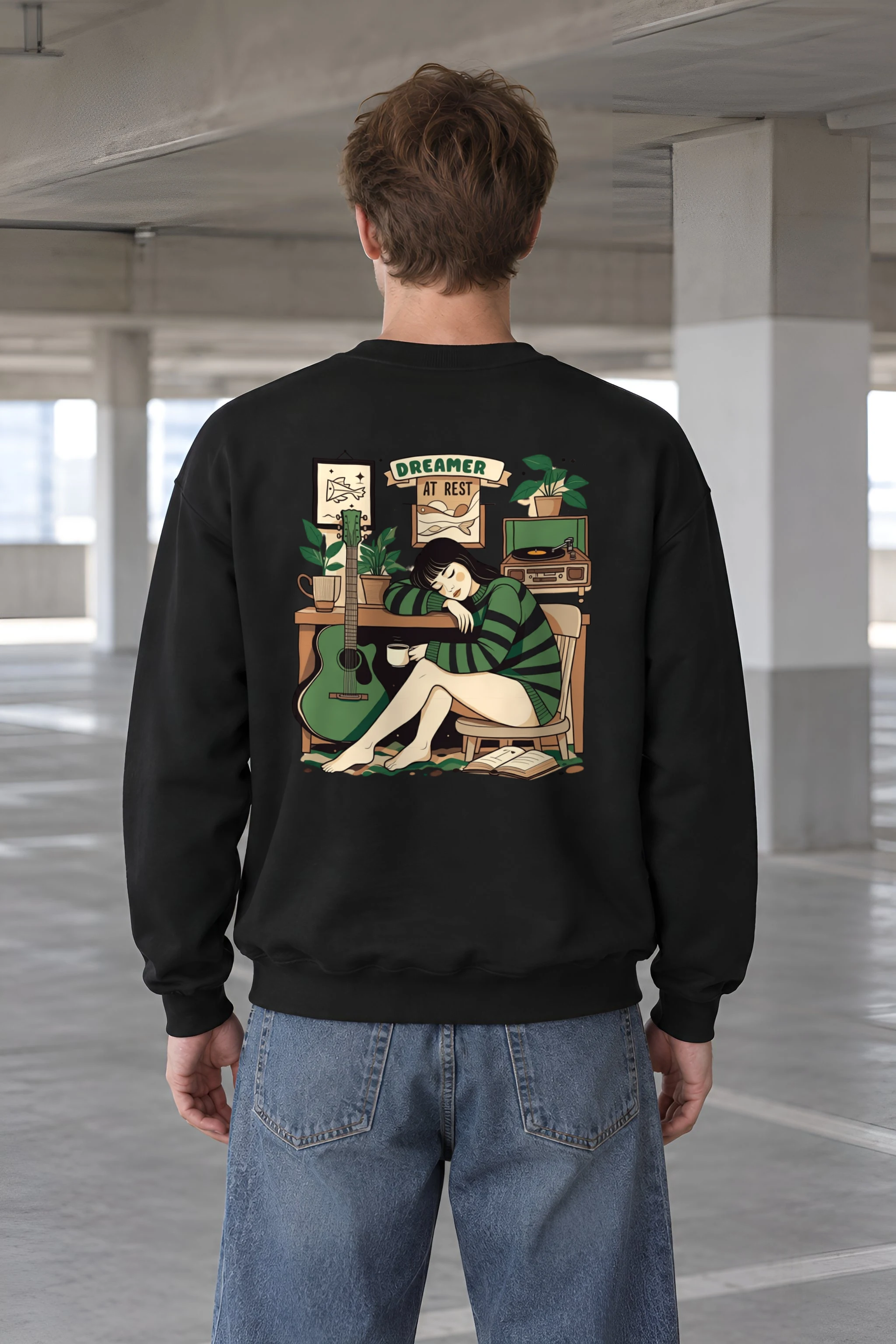 "Dreamer At Rest" 1 Crewneck Sweatshirt