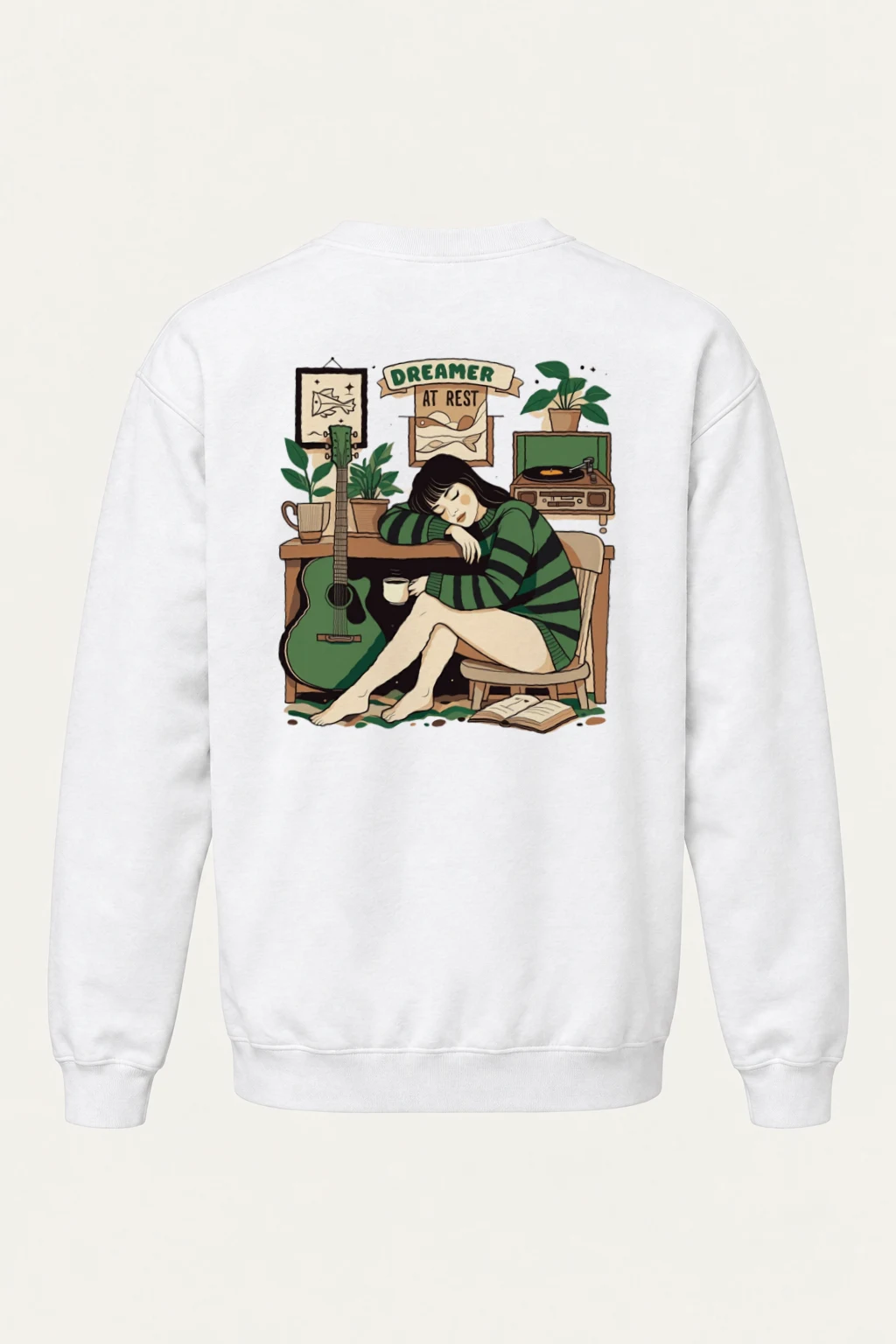 "Dreamer At Rest" Heavy Blend Unisex Crewneck Sweatshirt | Gildan 18000