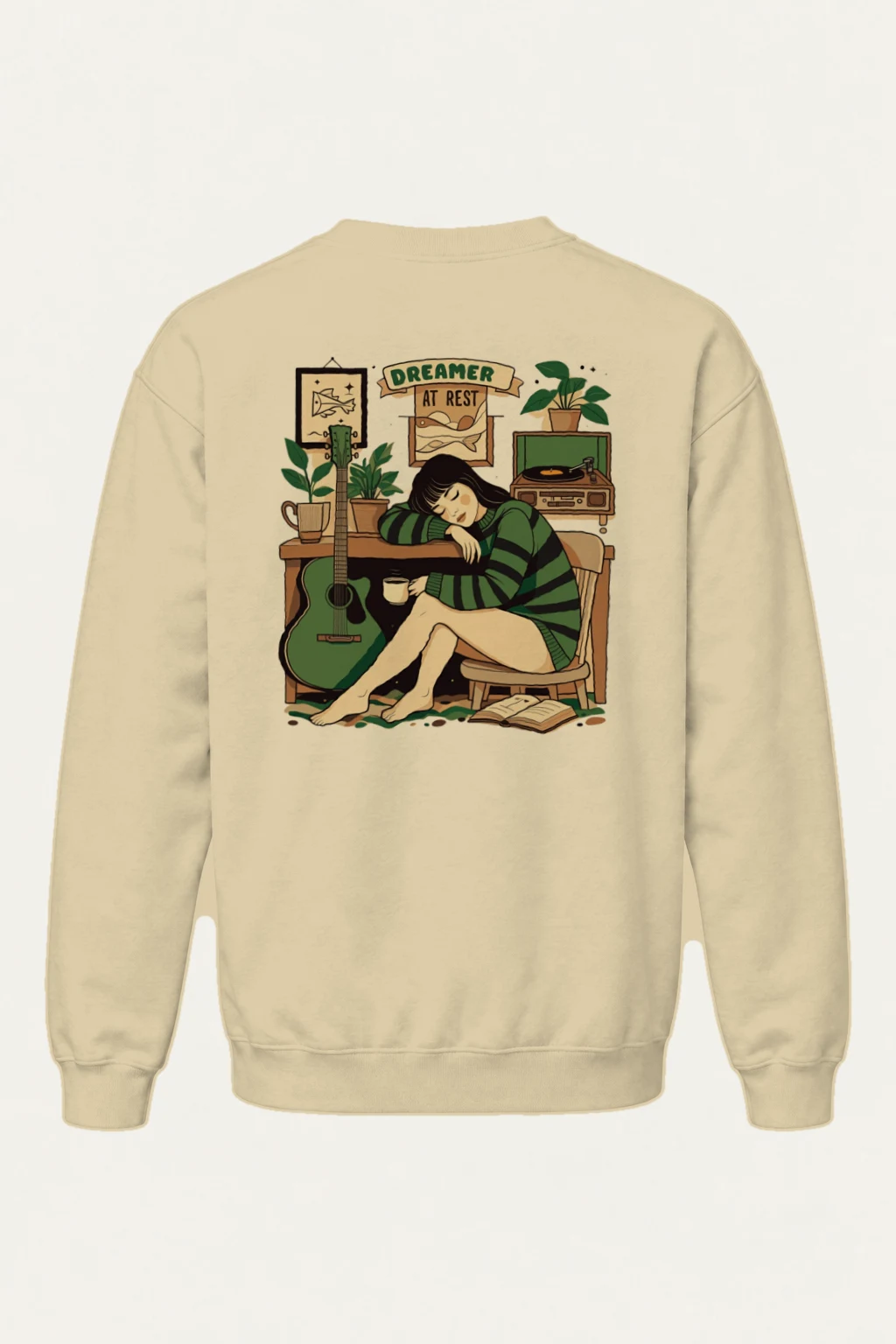 "Dreamer At Rest" Heavy Blend Unisex Crewneck Sweatshirt | Gildan 18000