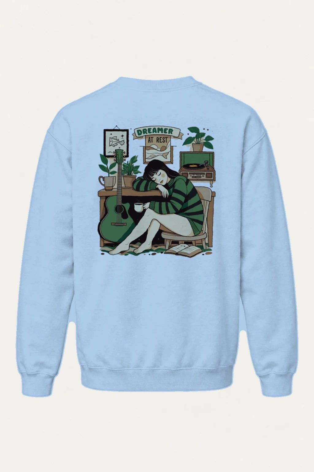 "Dreamer At Rest" Heavy Blend Unisex Crewneck Sweatshirt | Gildan 18000