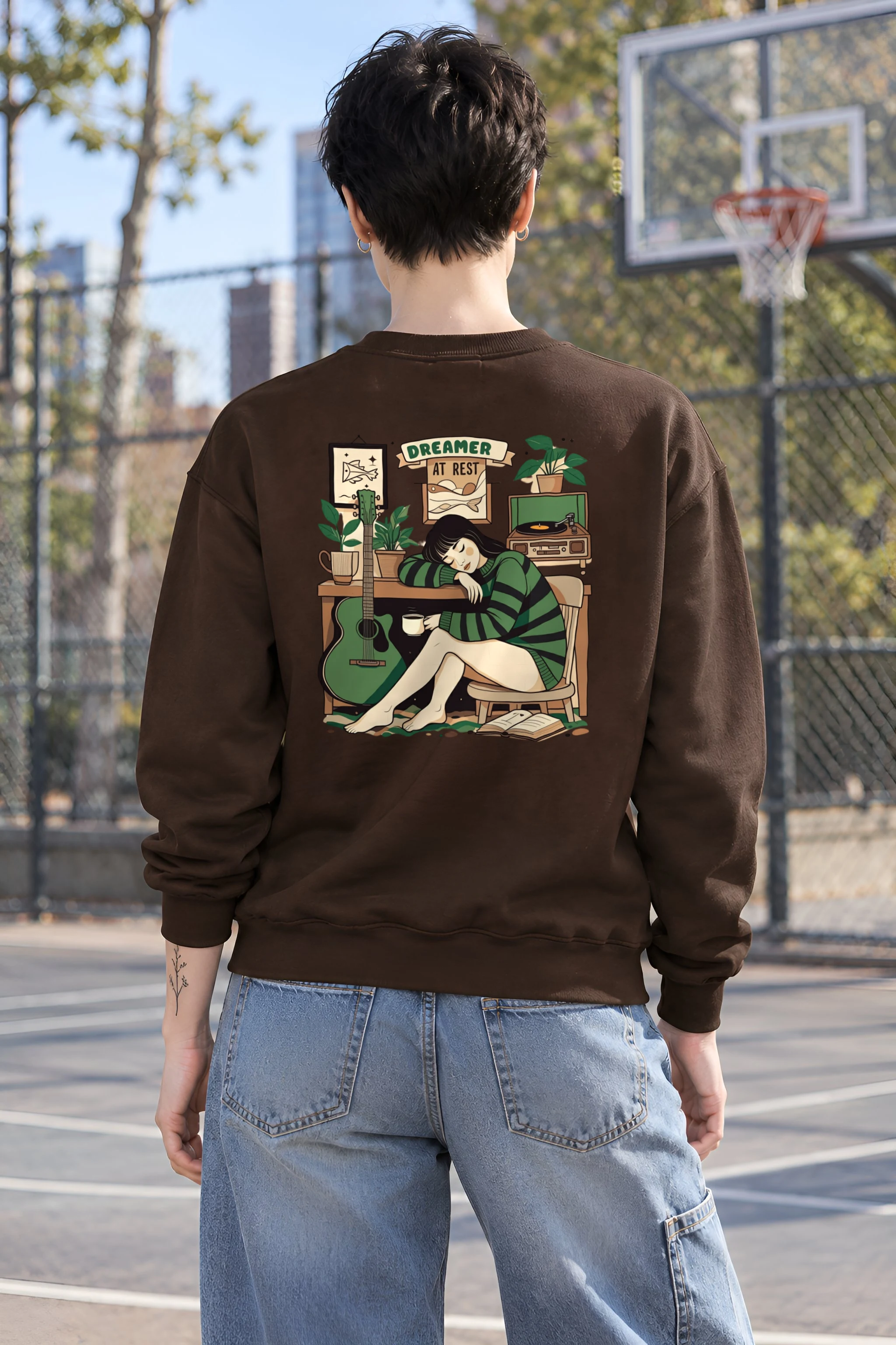 "Dreamer At Rest" 1 Crewneck Sweatshirt