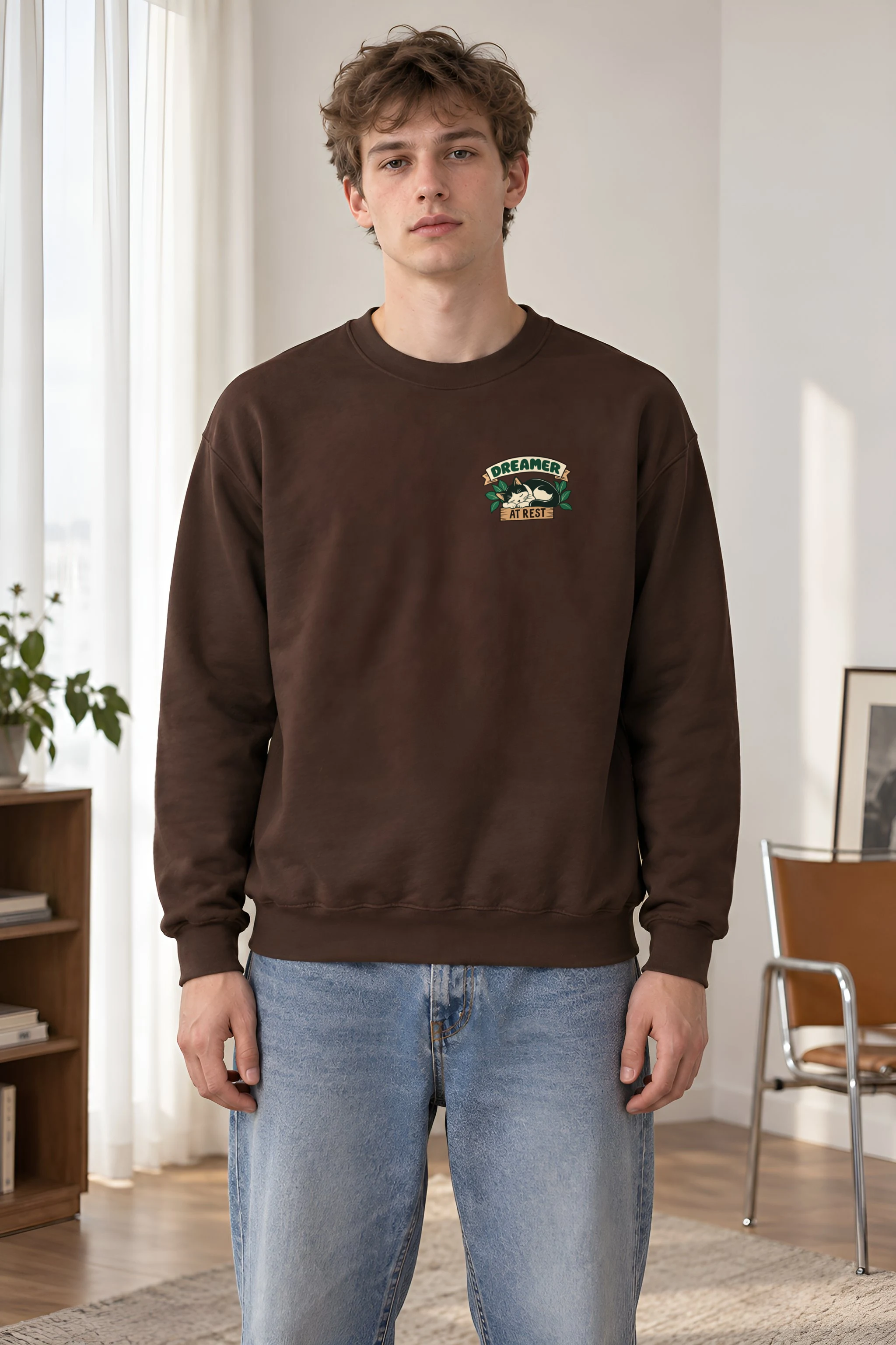 "Dreamer At Rest" 1 Crewneck Sweatshirt