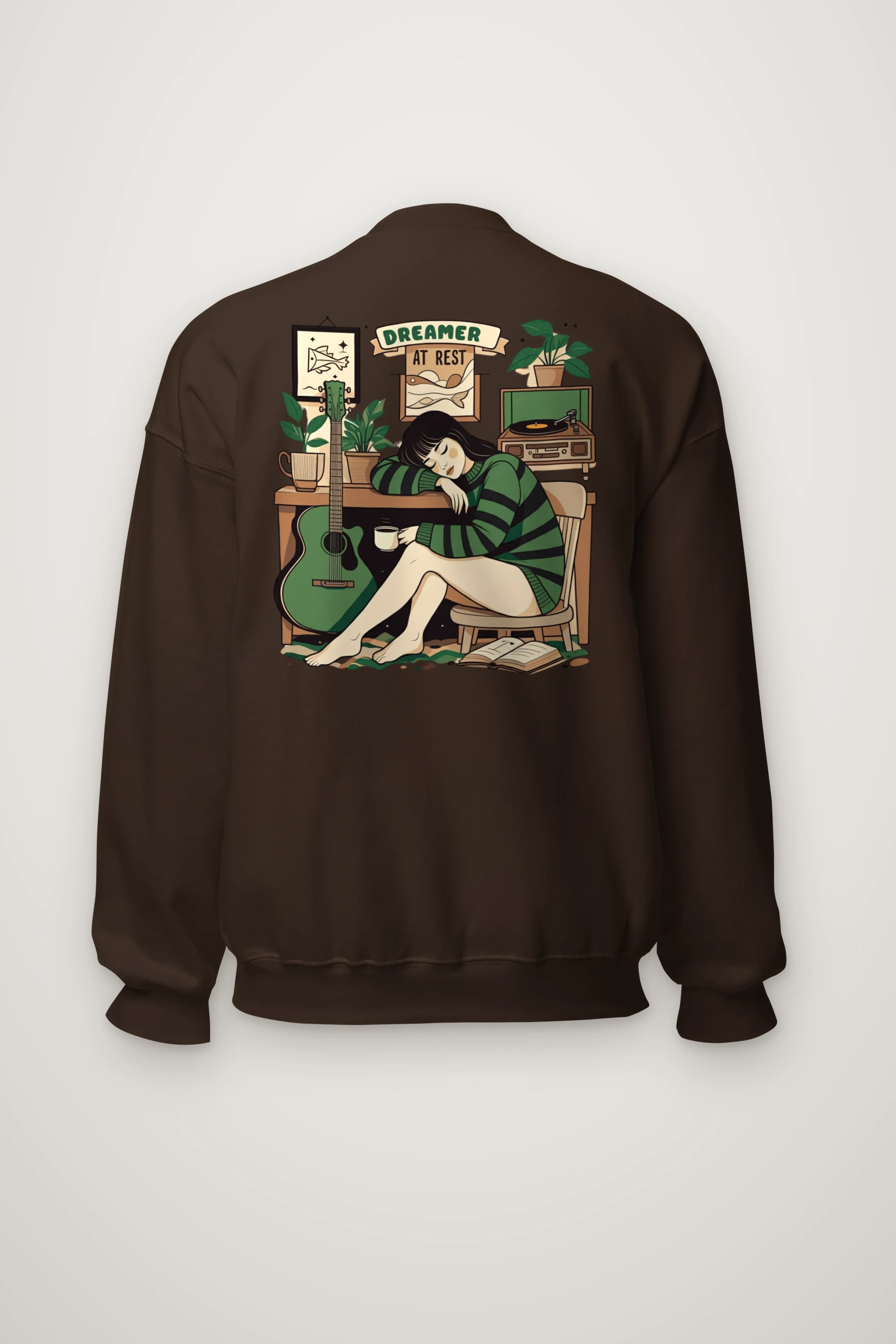 "Dreamer At Rest" Heavy Blend Unisex Crewneck Sweatshirt