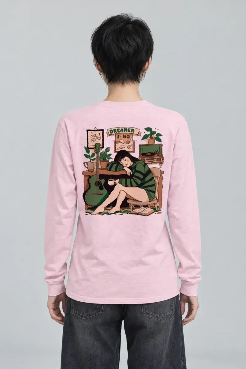 "Dreamer At Rest" Unisex Longsleeve T-shirt | Gildan 2400