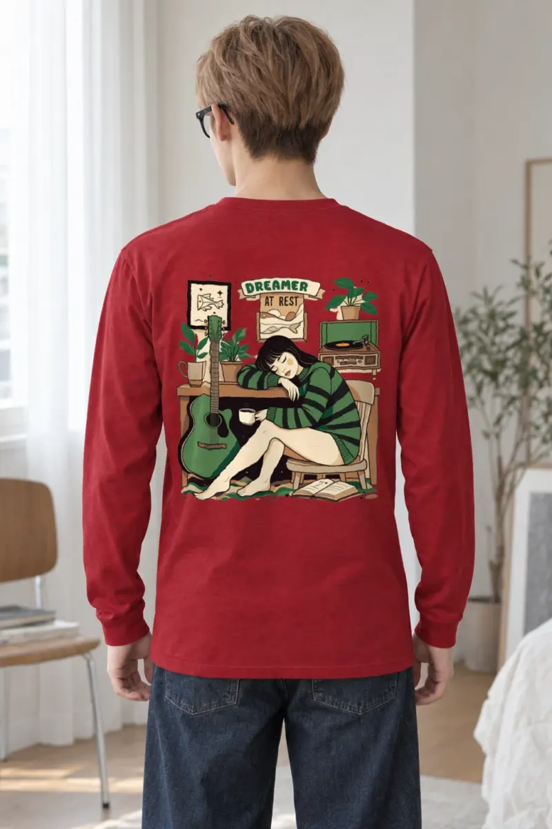 "Dreamer At Rest" Unisex Longsleeve T-shirt