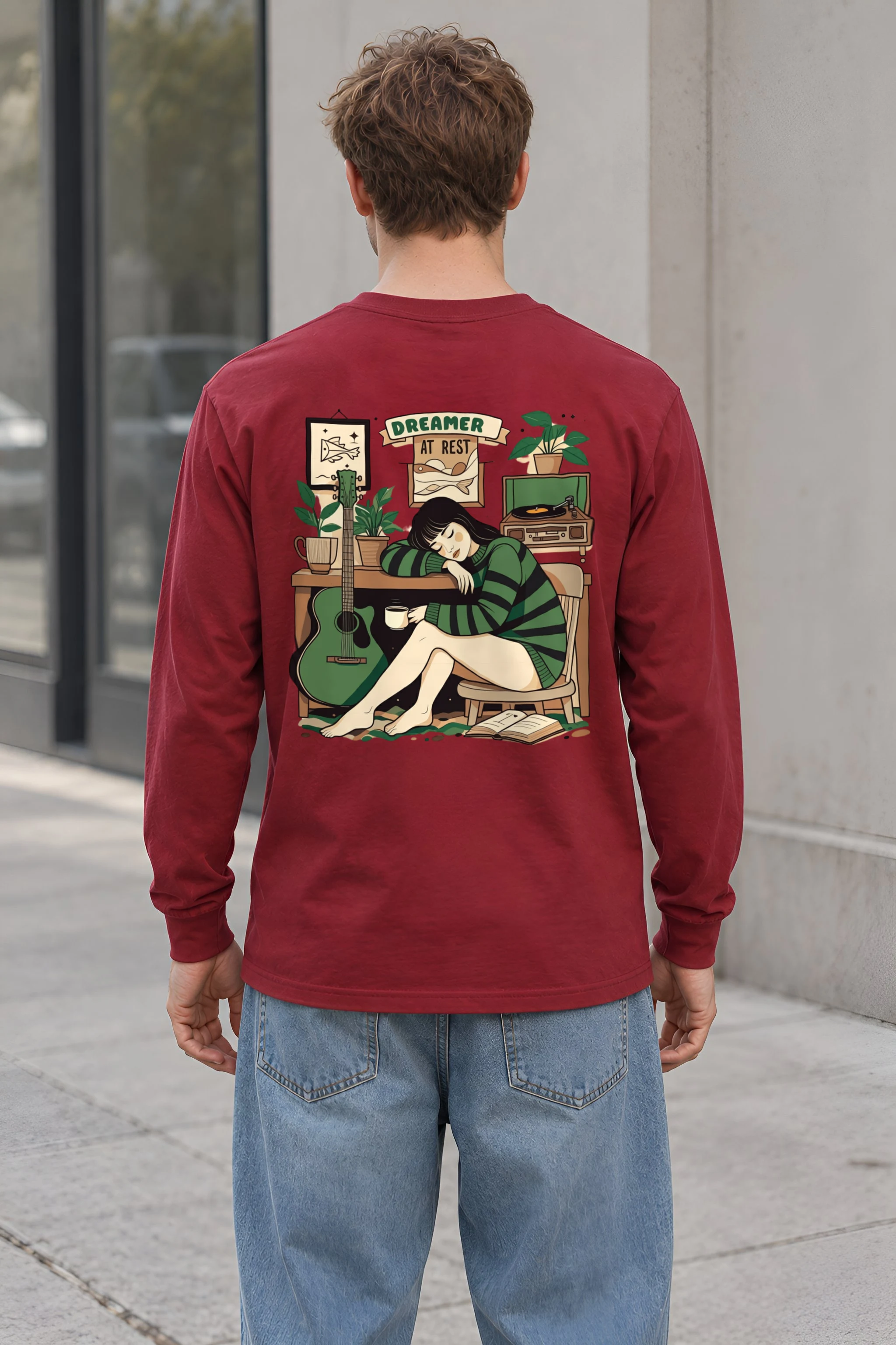 "Dreamer At Rest" Unisex Longsleeve T-shirt