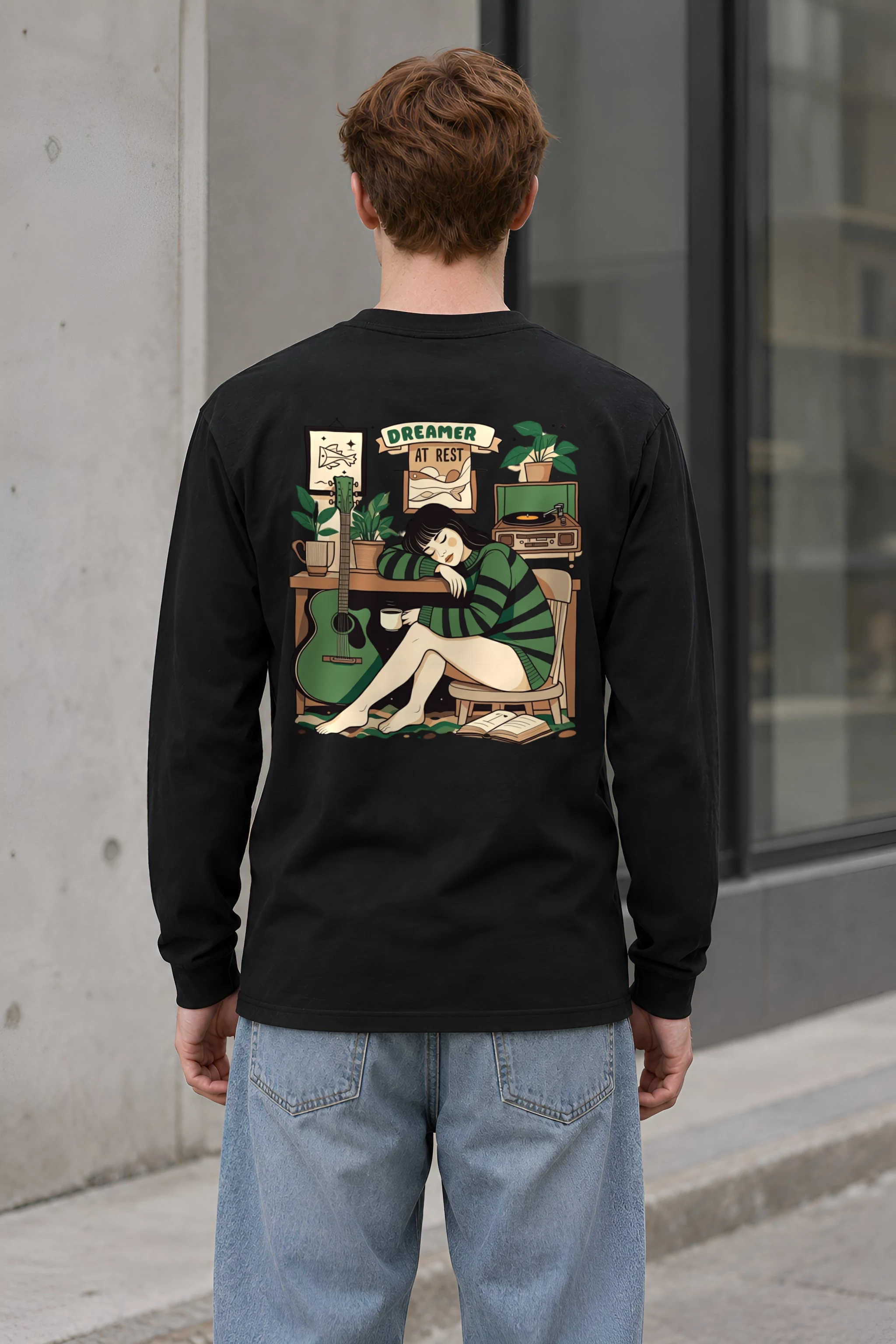 "Dreamer At Rest" Unisex Longsleeve T-shirt