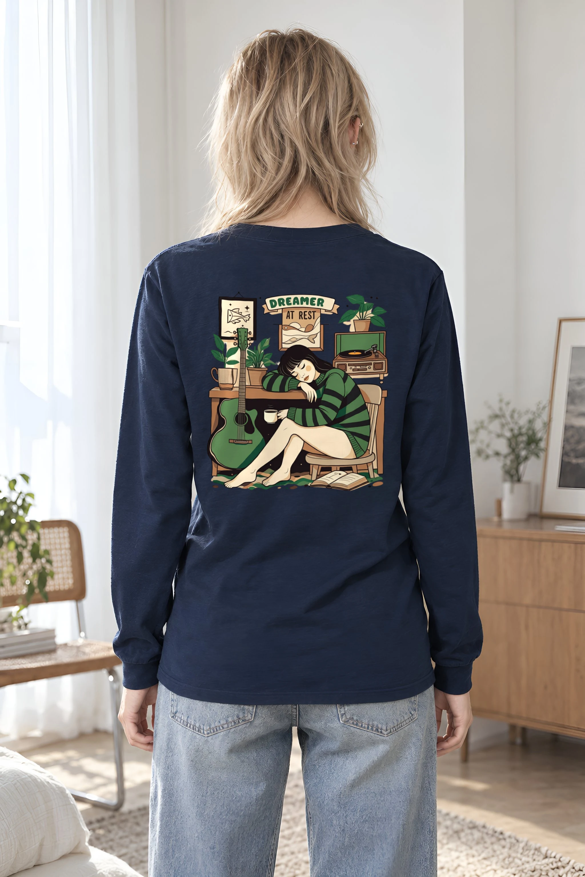 "Dreamer At Rest" Unisex Longsleeve T-shirt