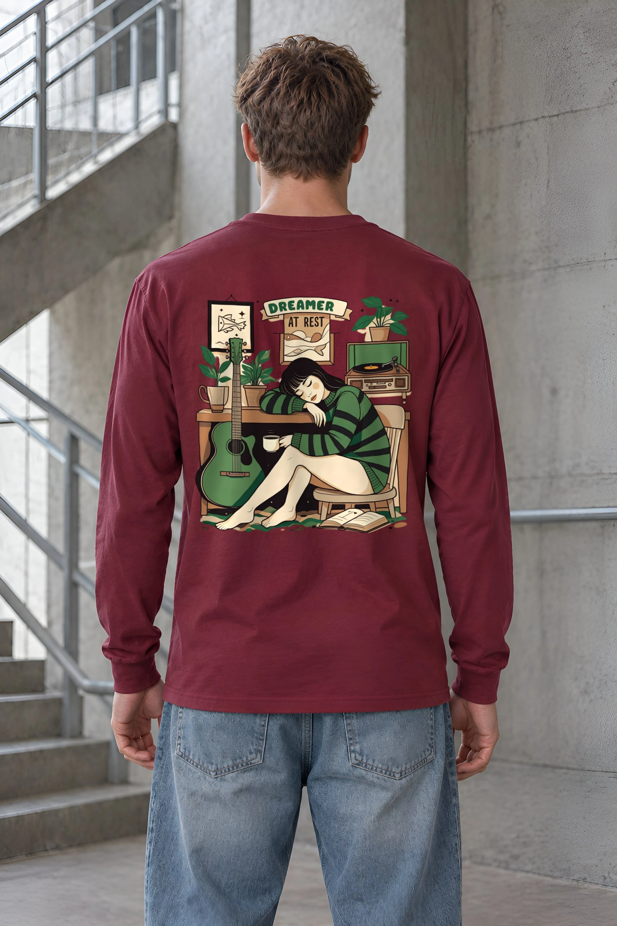 "Dreamer At Rest" Unisex Longsleeve T-shirt