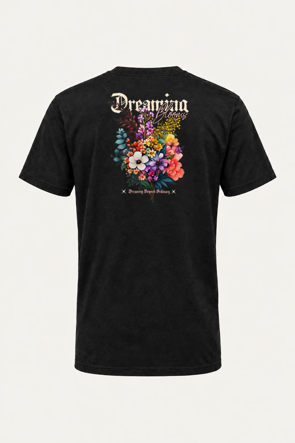 "Dreamer Blooms" Heavyweight Unisex Crewneck T-shirt | Gildan 5000