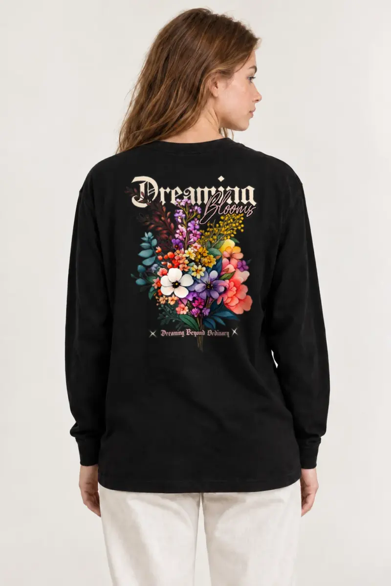 "Dreamer Blooms" Unisex Longsleeve T-shirt | Gildan 2400