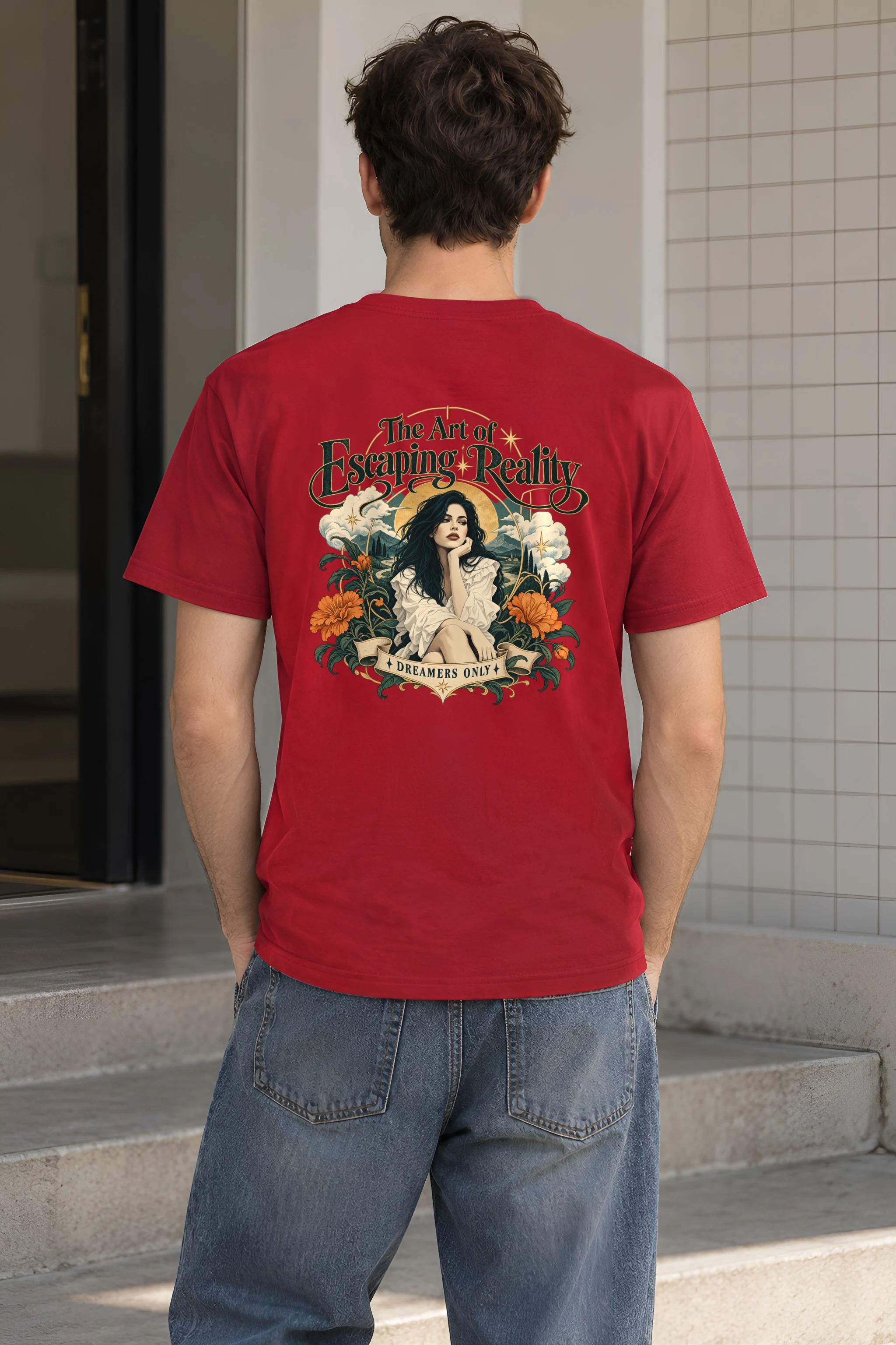 "Dreamers Only" Heavyweight Unisex Crewneck T-shirt