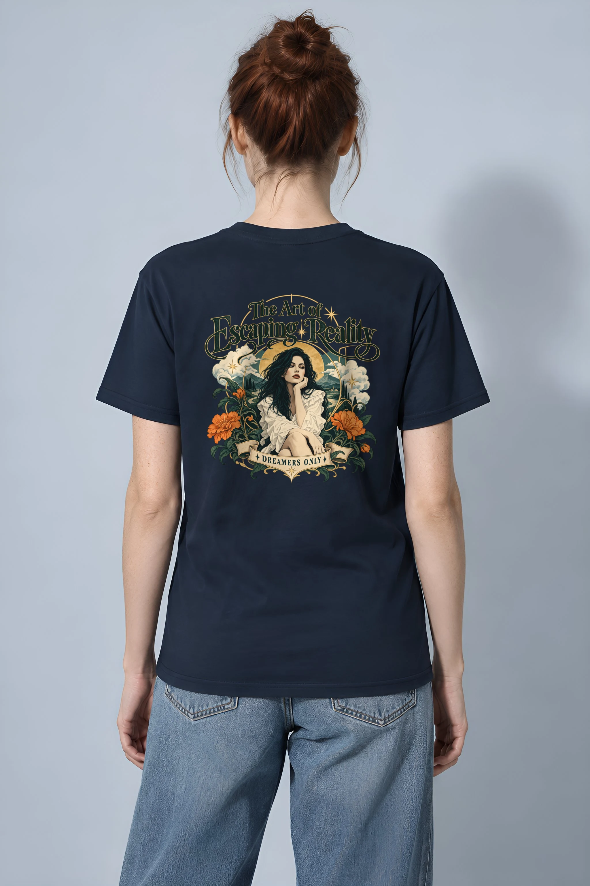 "Dreamers Only" Heavyweight Unisex Crewneck T-shirt
