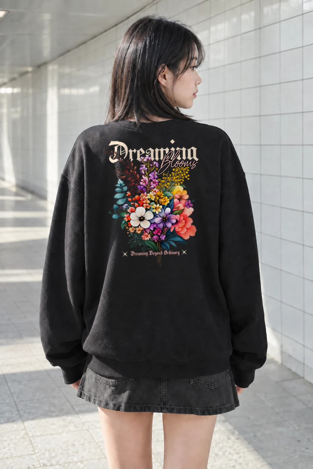 "Dreaming Beyond Ordinary" Heavy Blend Unisex Crewneck Sweatshirt | Gildan 18000