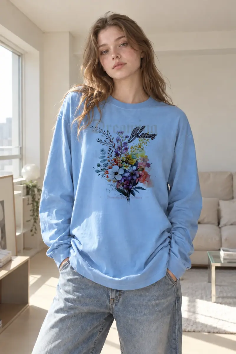 "Dreaming Bloom Diary" Unisex Longsleeve T-shirt | Gildan 2400