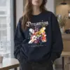 "Dreaming Bloom Diary" Unisex Sponge Fleece Crewneck Sweatshirt | Bella + Canvas 3901