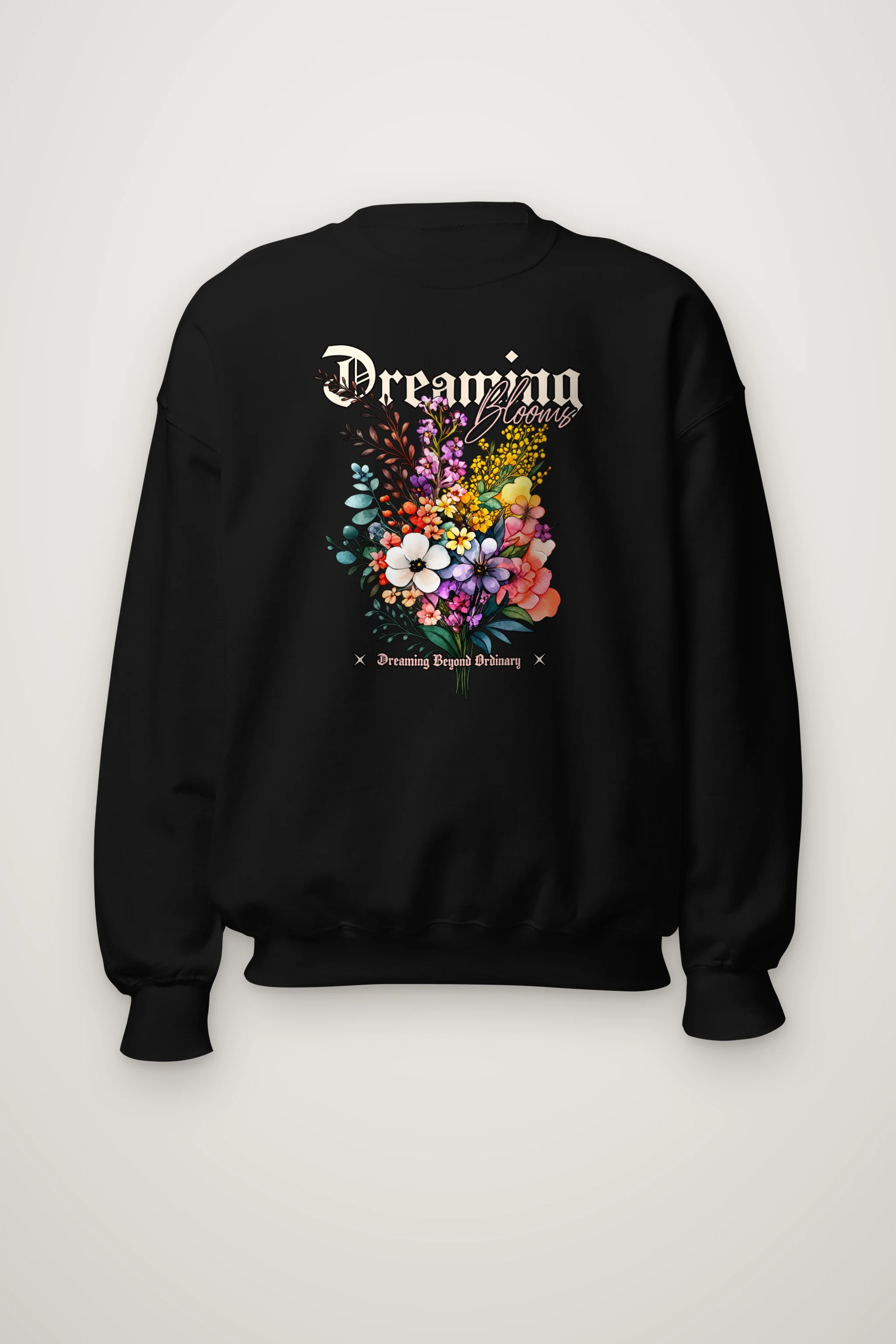 "Dreaming Blooms" Heavy Blend Unisex Crewneck Sweatshirt