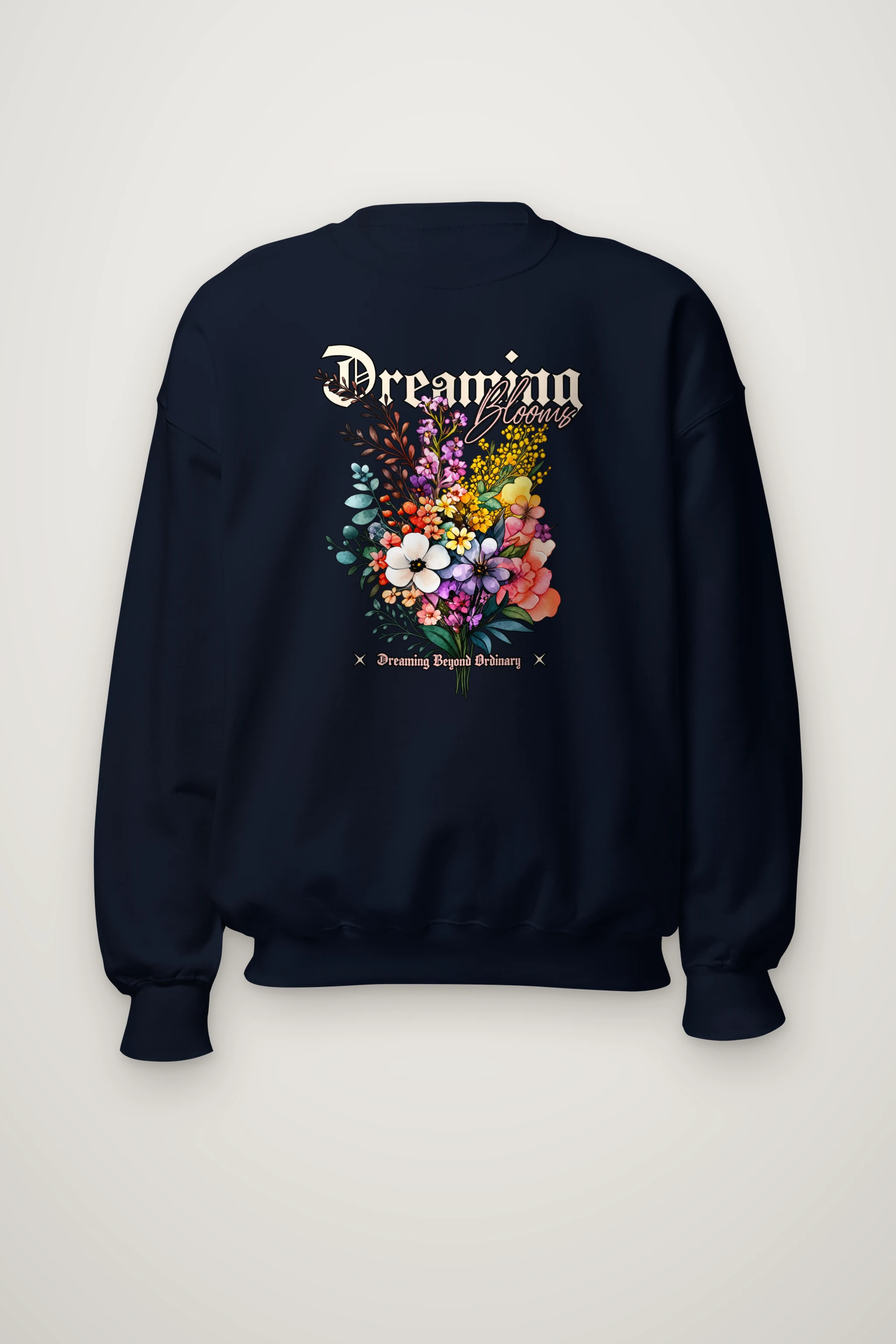 "Dreaming Blooms" Heavy Blend Unisex Crewneck Sweatshirt