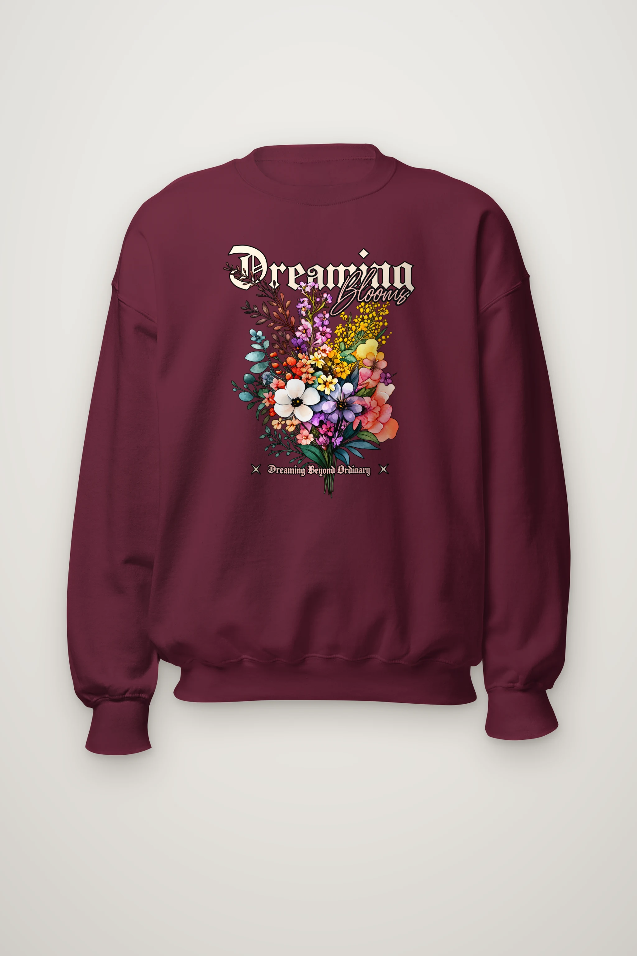 "Dreaming Blooms" Heavy Blend Unisex Crewneck Sweatshirt